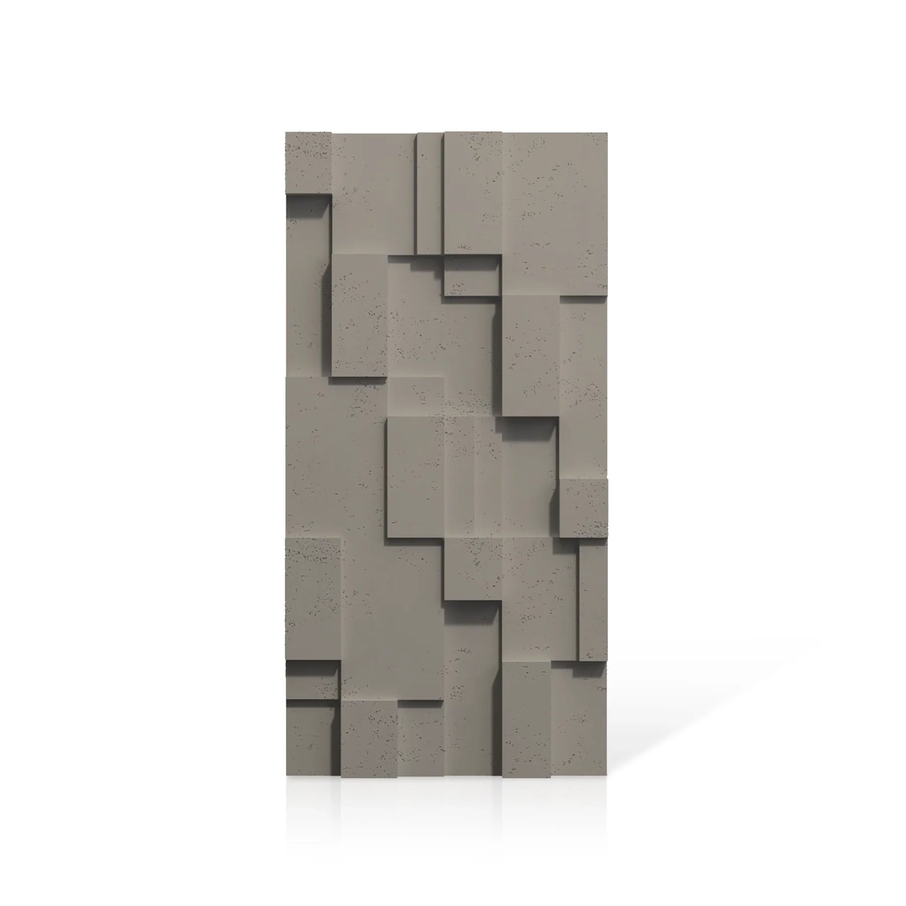 3D Concrete Wall Panels STAIRS colour swatch on white background DecorMania.eu