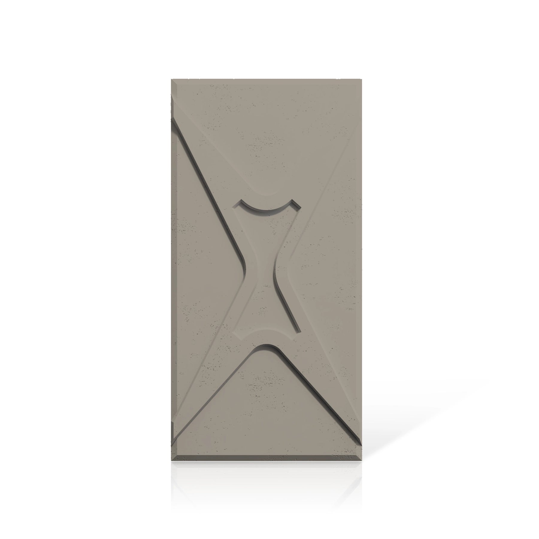 3D Concrete Wall Panels STARS colour swatch on white background DecorMania.eu