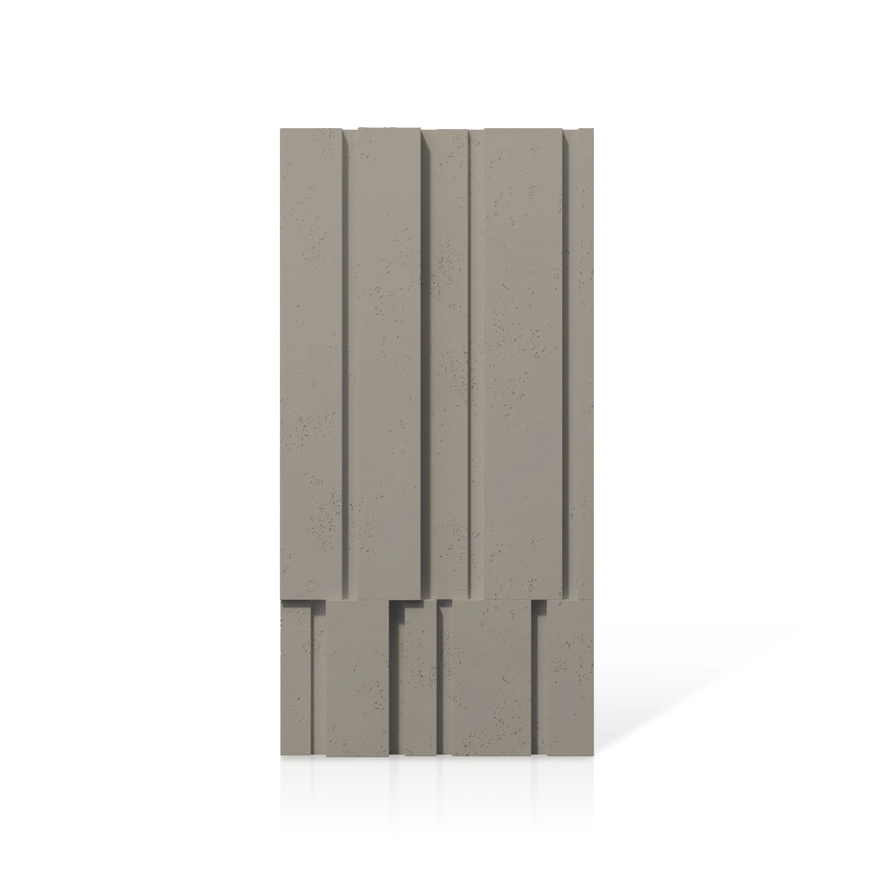 3D Concrete Wall Panels ROOFTOPS colour swatch on white background DecorMania.eu