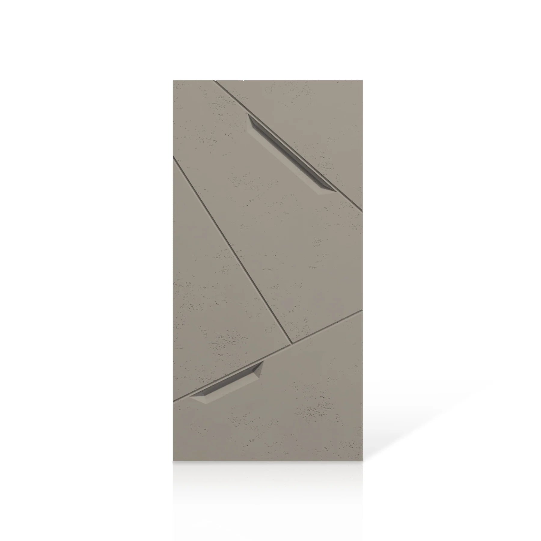 3D Concrete Wall Panels STOWAWAY colour swatch on white background DecorMania EU