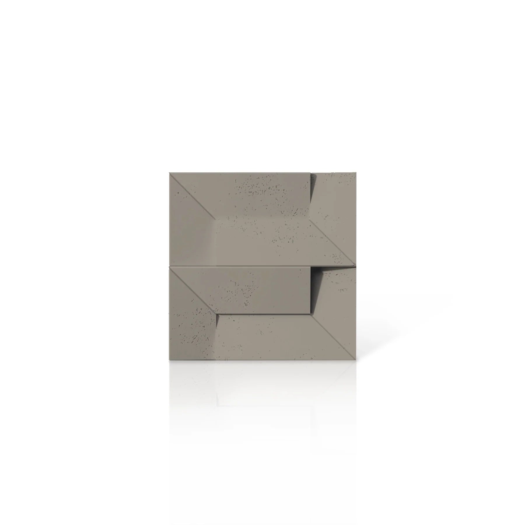 3D Concrete Wall Panels TRANSFORMER colour swatch on white background DecorMania EU