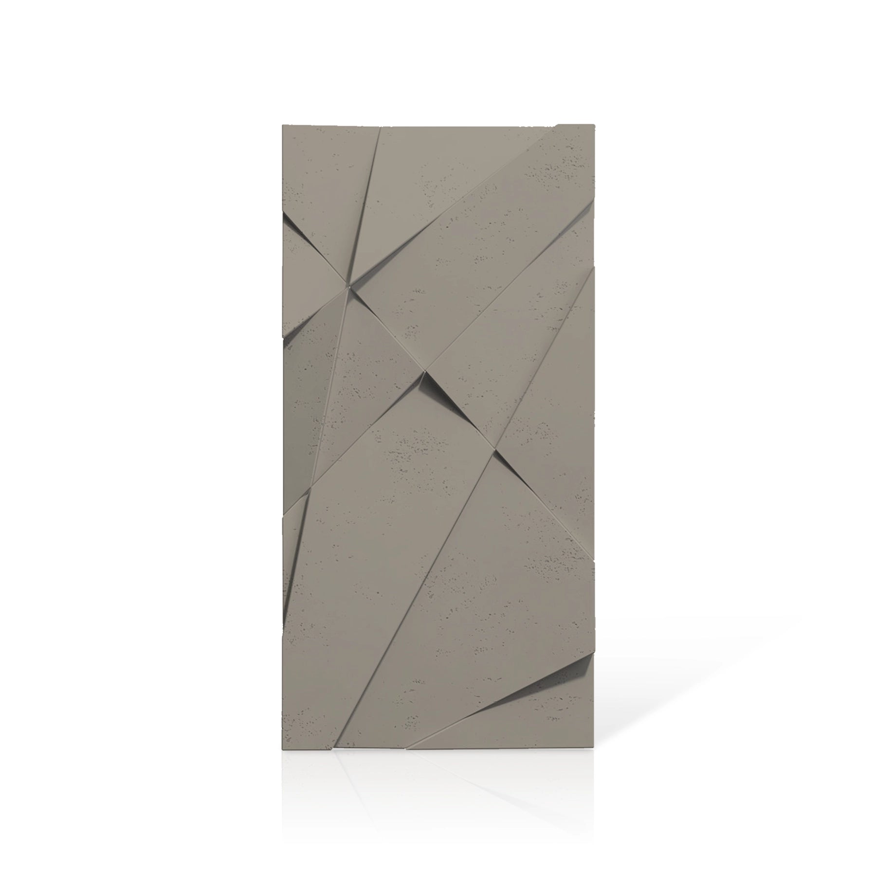 3D Concrete Wall Panels CRYSTAL colour swatch on white background DecorMania.eu