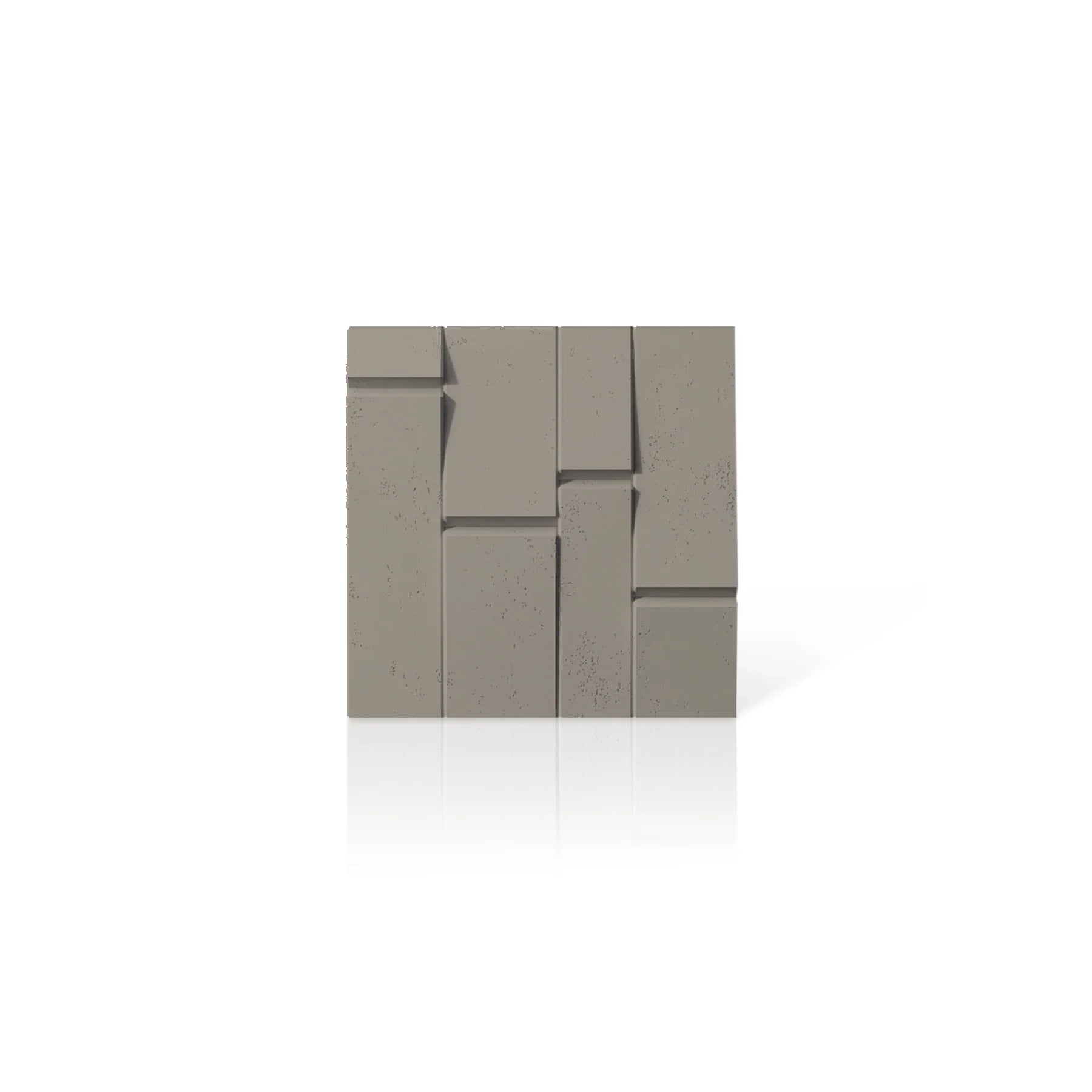 3D Concrete Wall Panels BREAK OUT colour swatch on white background DecorMania EU