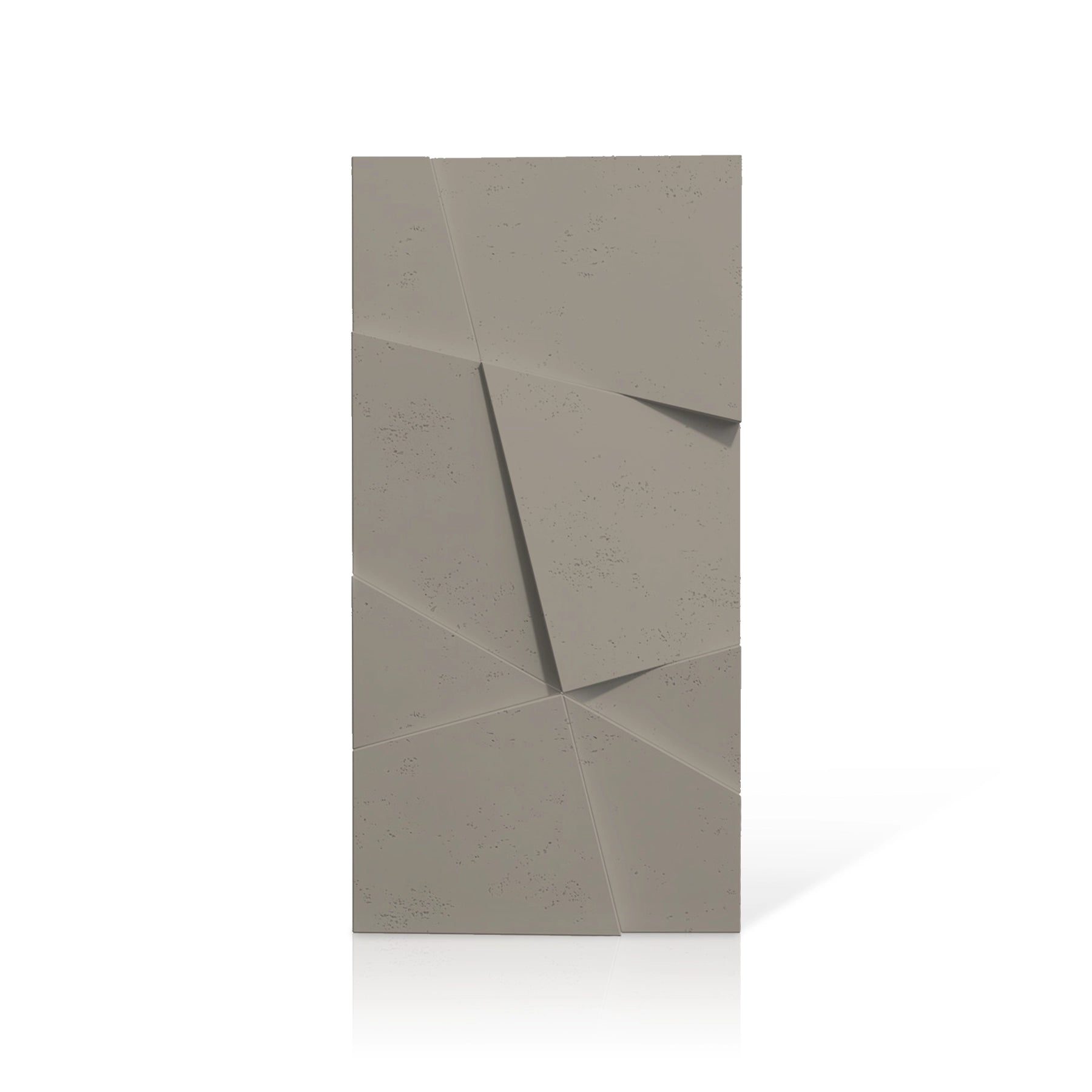 3D Concrete Wall Panels CRYSTAL colour swatch on white background DecorMania.eu