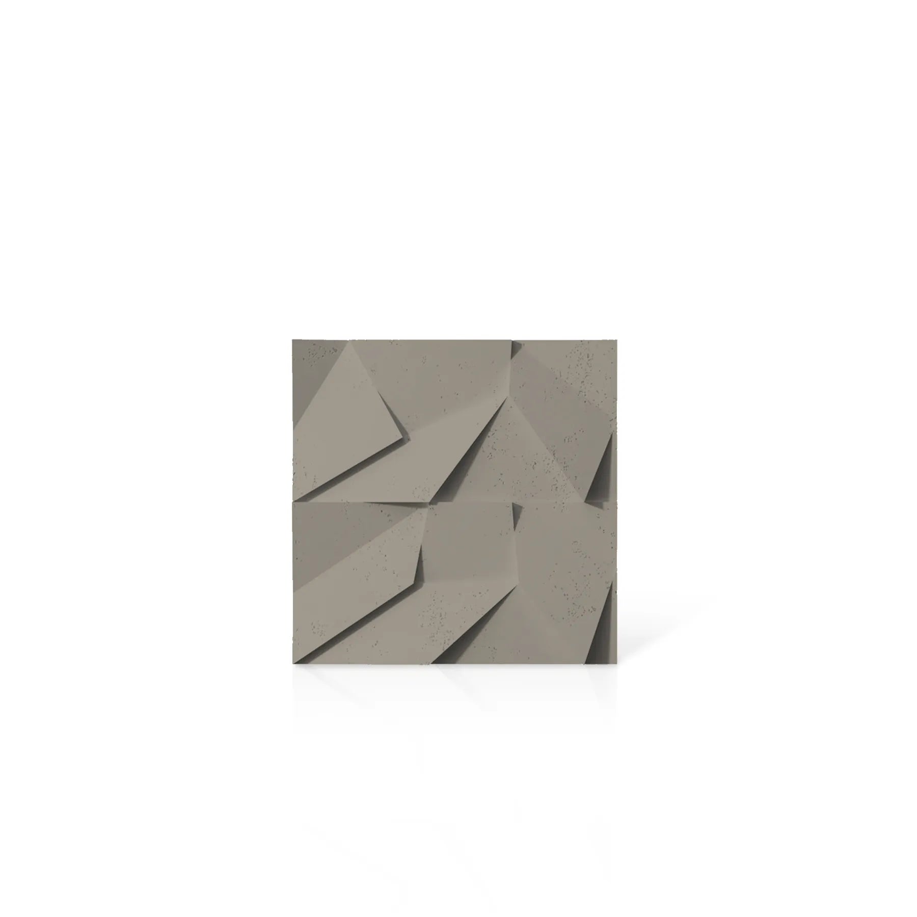 3D Concrete Wall Panels MULTICRYSTAL colour swatch on white background DecorMania EU