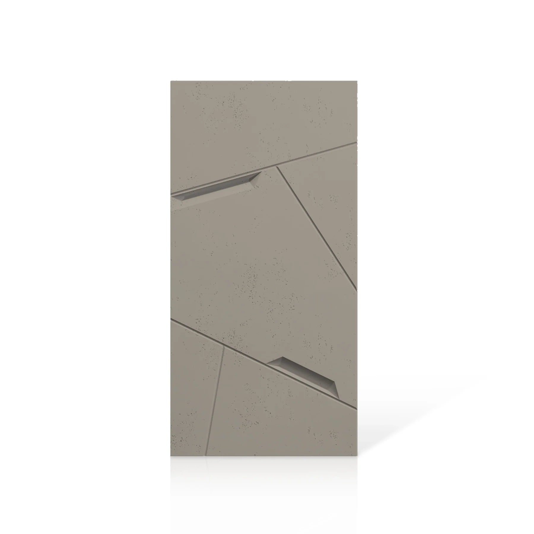 3D Concrete Wall Panels STOWAWAY colour swatch on white background DecorMania EU