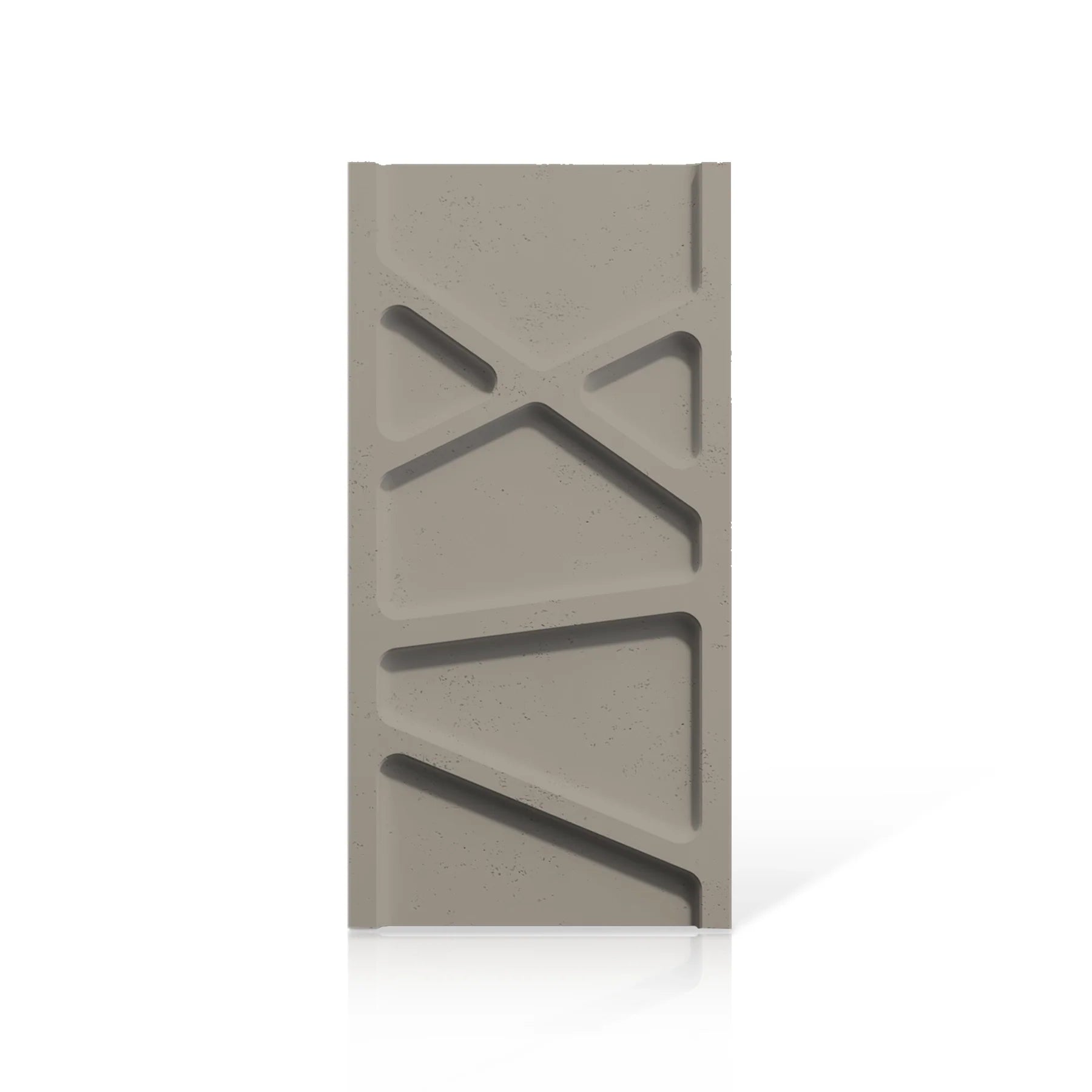 3D Concrete Wall Panels PARALELL colour swatch on white background DecorMania.eu