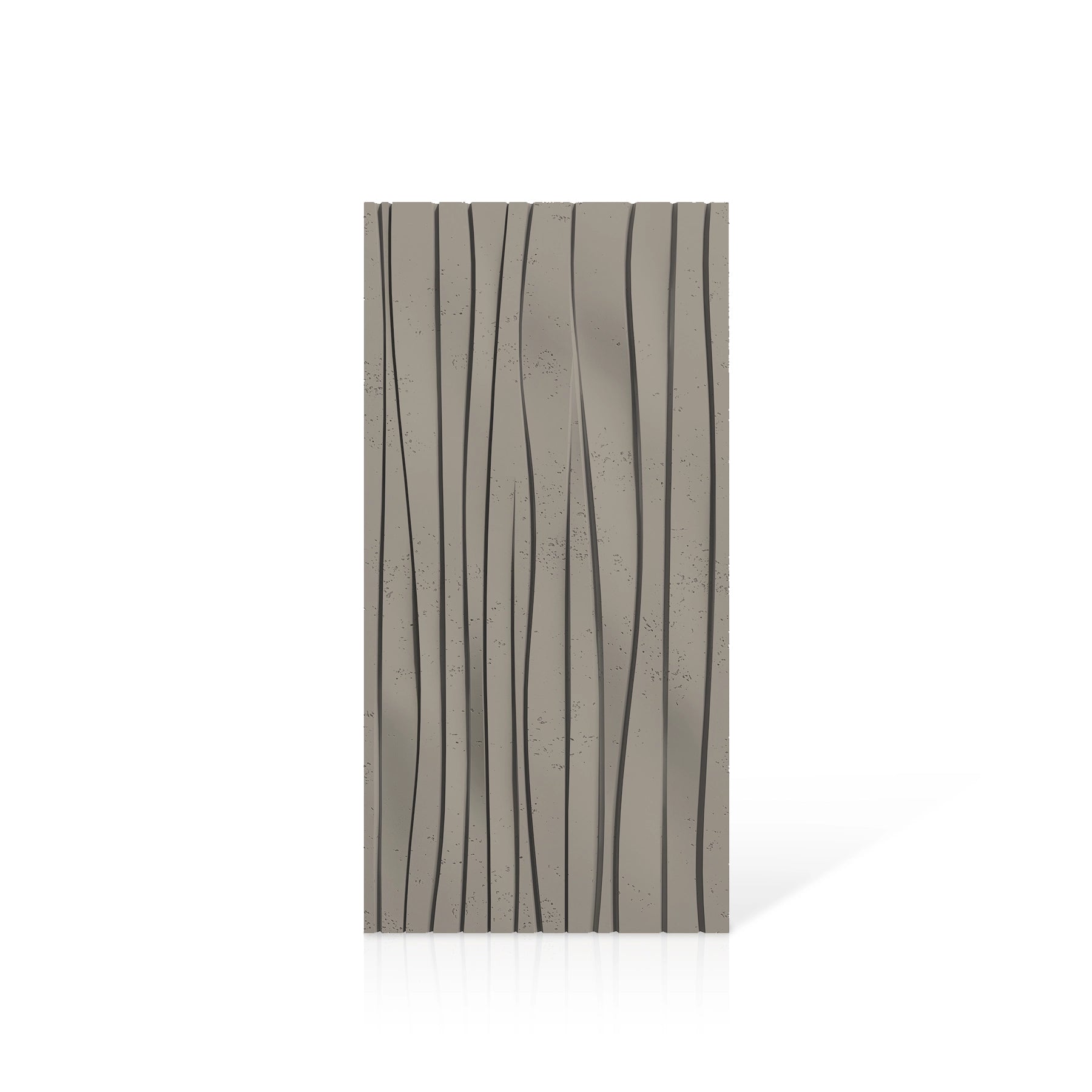 3D Concrete Wall Panels WAVES colour swatch on white background DecorMania.eu