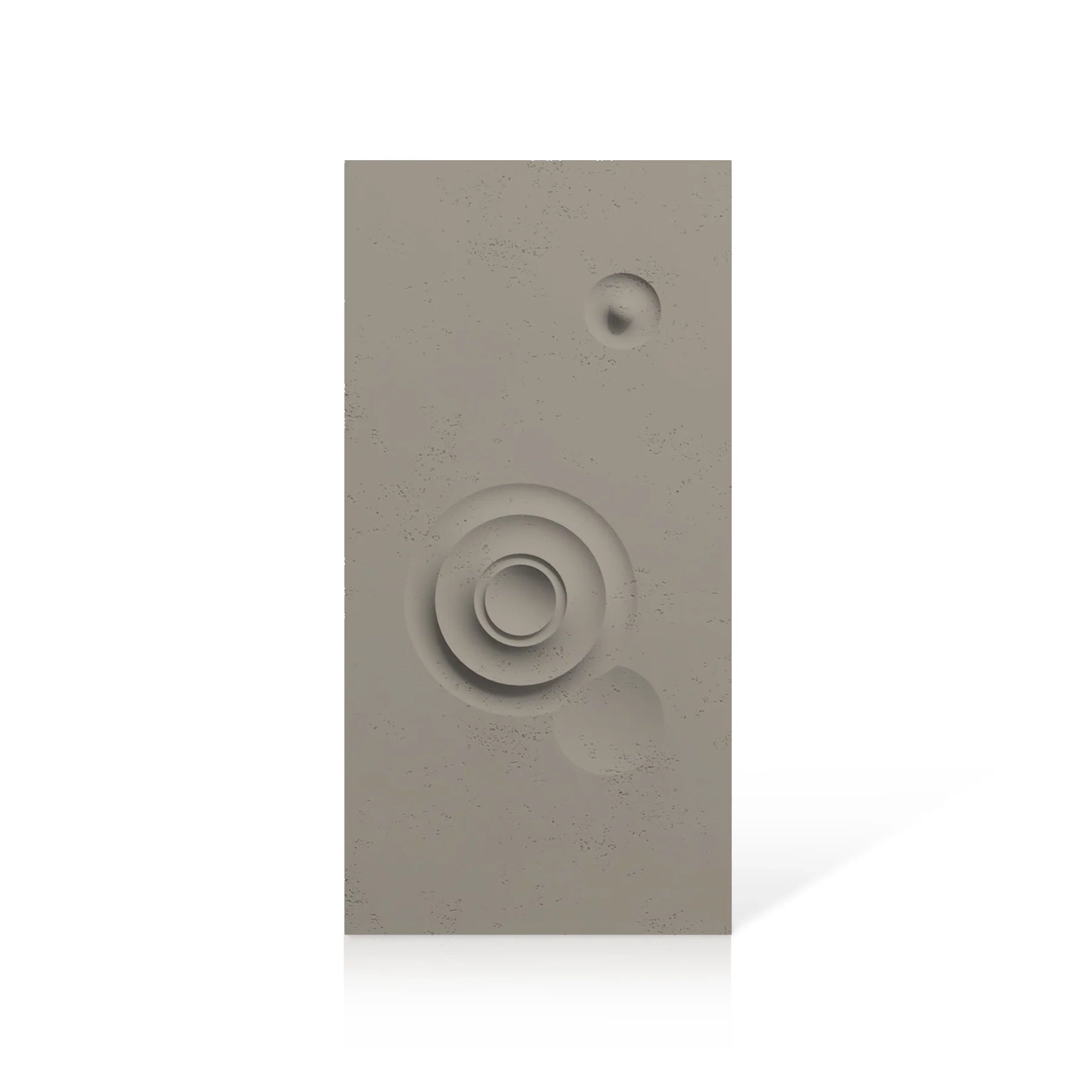 3D Concrete Wall Panels MOONS Models C&D colour swatch on white background DecorMania.eu