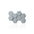 3D Concrete Wall Panels HEXAGON colour swatch on white background DecorMania EU