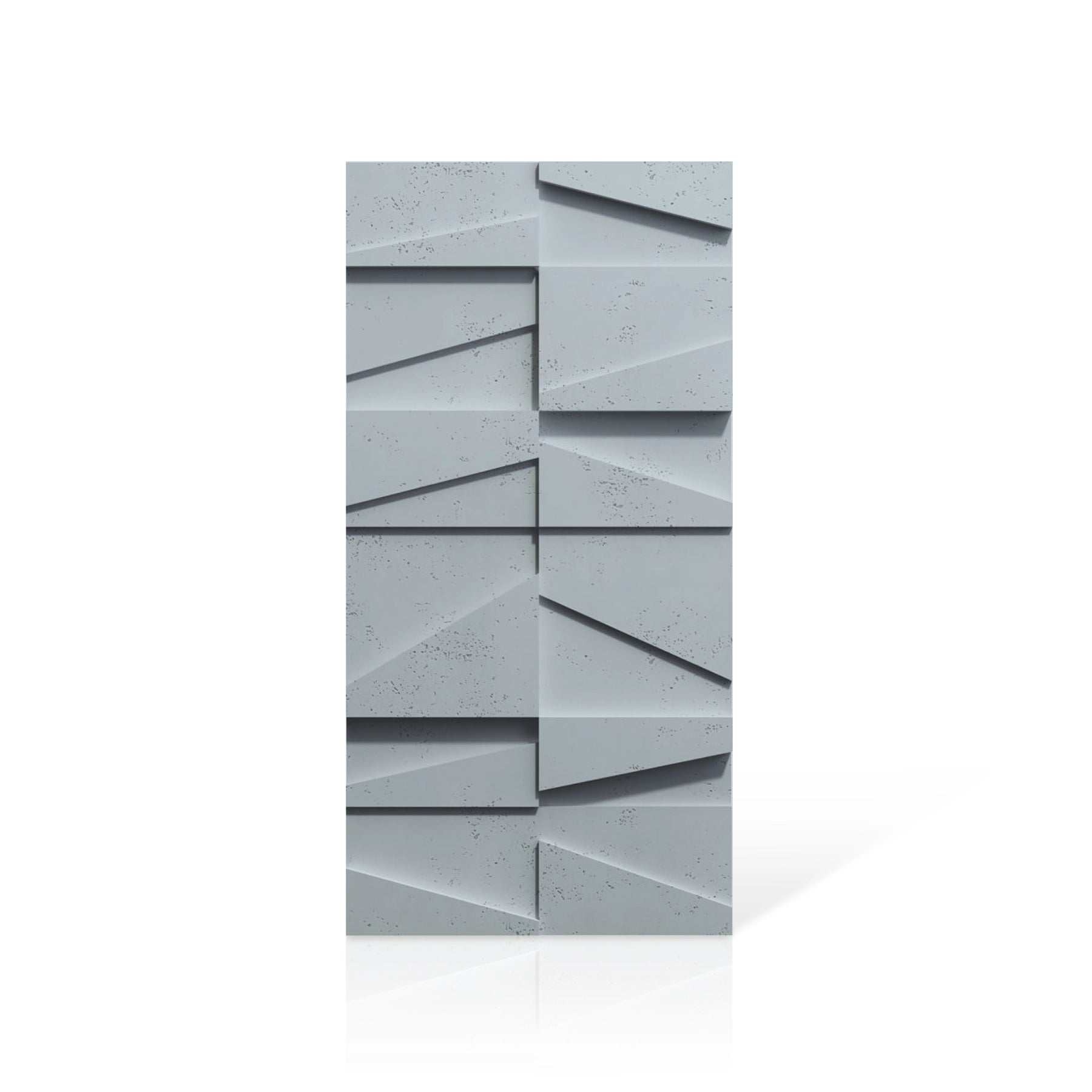 3D Concrete Wall Panels MULTI BOOKCASE colour swatch on white background DecorMania.eu