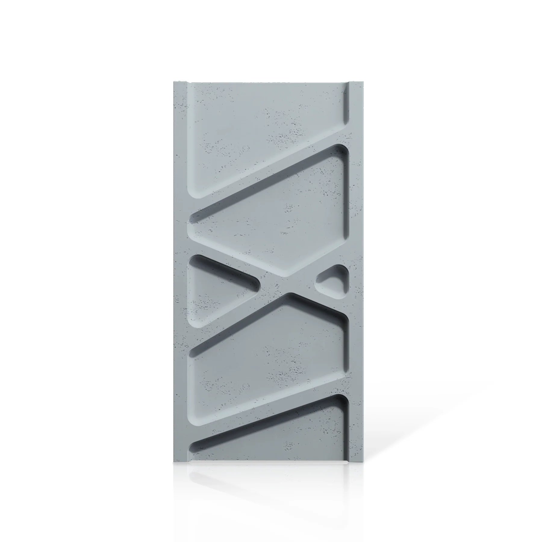 3D Concrete Wall Panels PARALELL colour swatch on white background DecorMania.eu