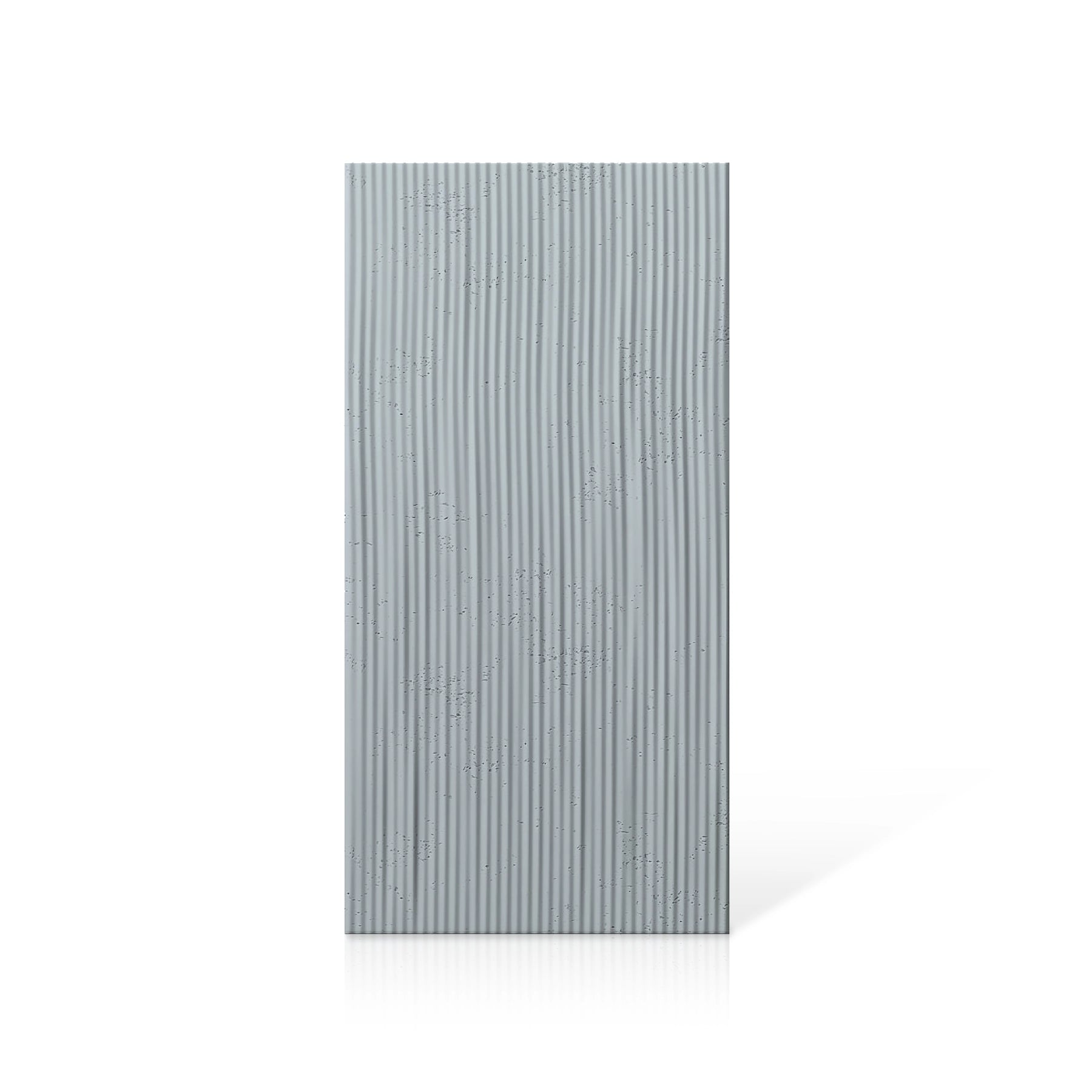 3D Concrete Wall Panels RIDGES colour swatch on white background DecorMania.eu