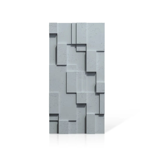 3D Concrete Wall Panels STAIRS colour swatch on white background DecorMania EU