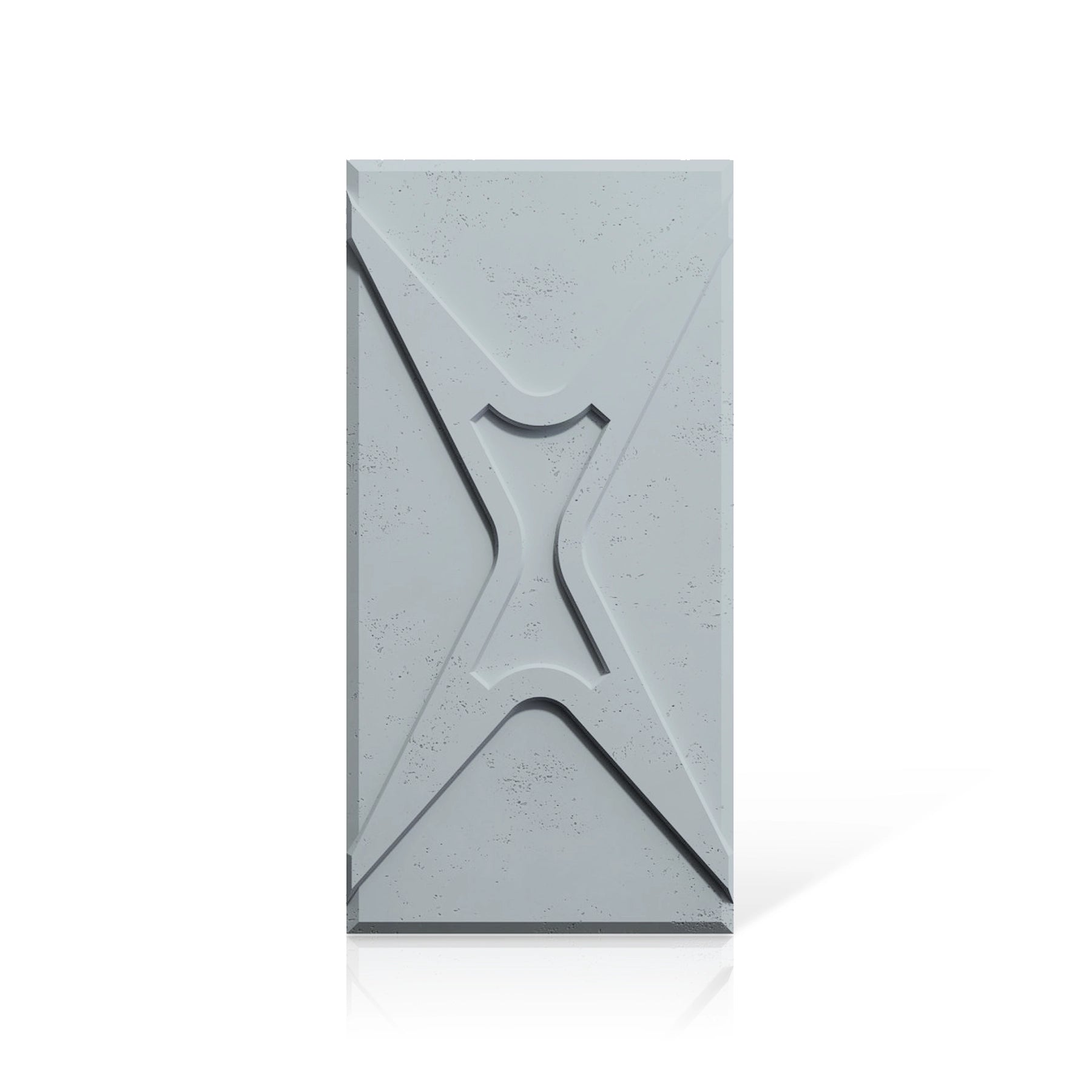 3D Concrete Wall Panels STARS colour swatch on white background DecorMania.eu