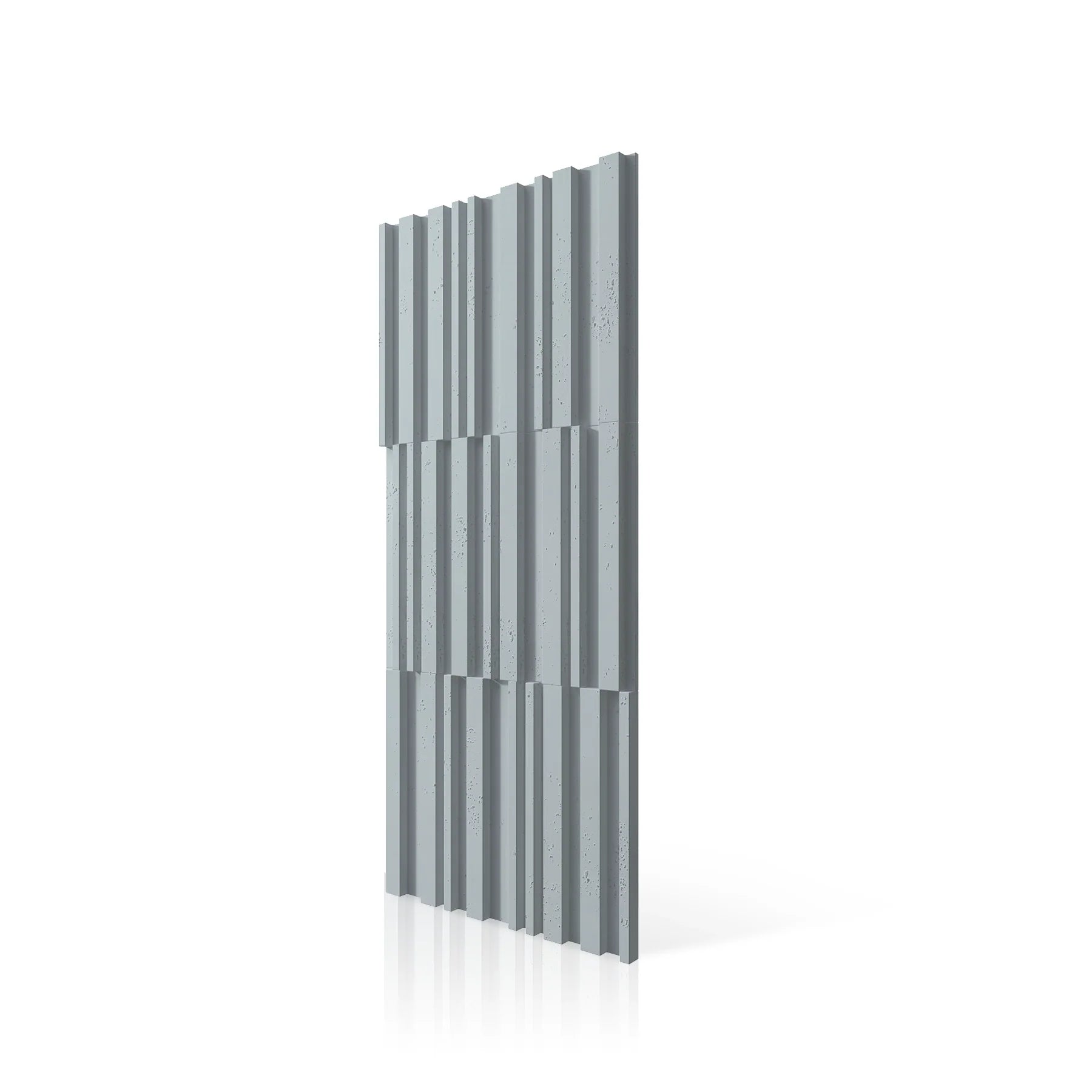 3D Concrete Wall Panels RIFT MIXED colour swatch on white background DecorMania.eu