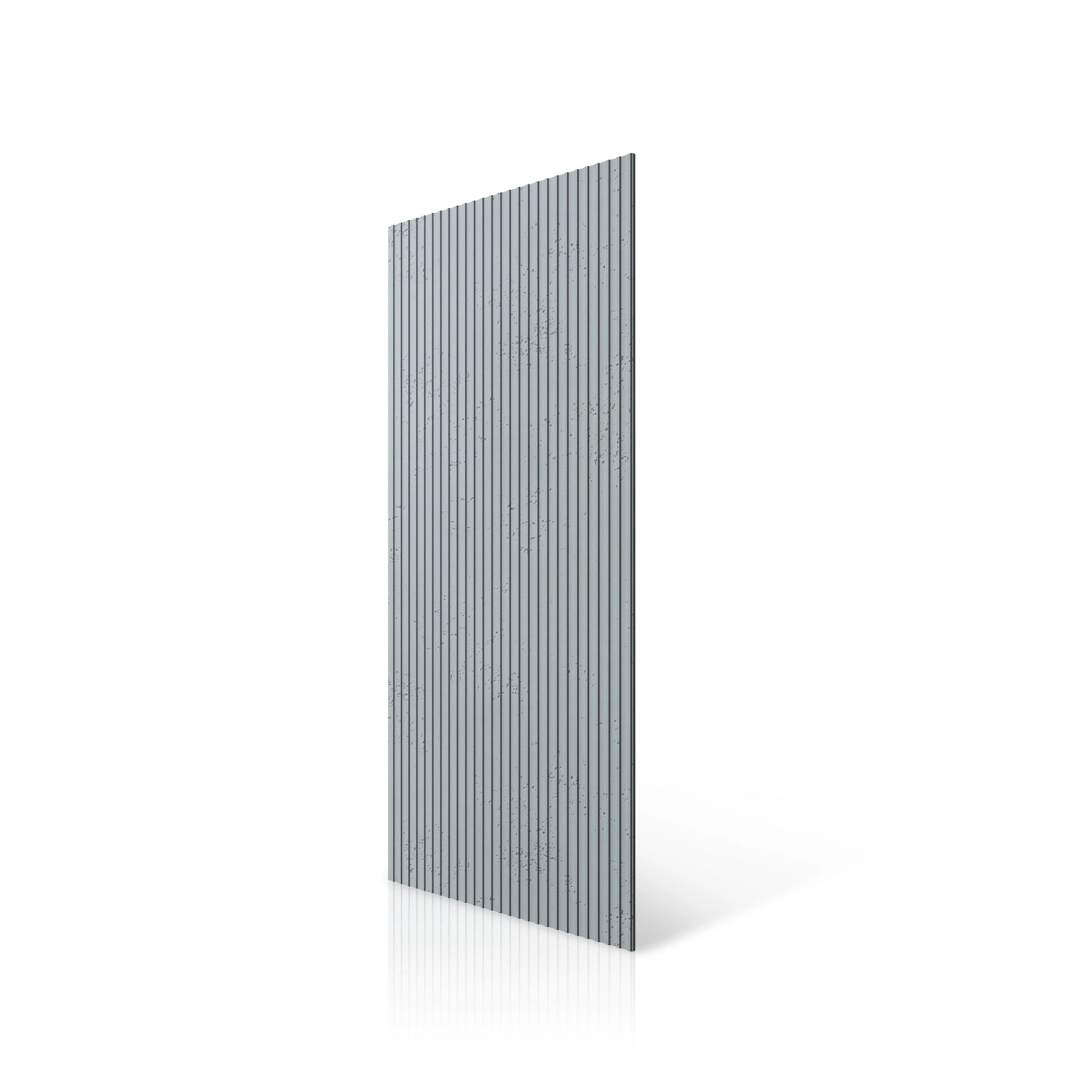 3D Concrete Wall Panels GROOVE colour swatch on white background DecorMania.eu