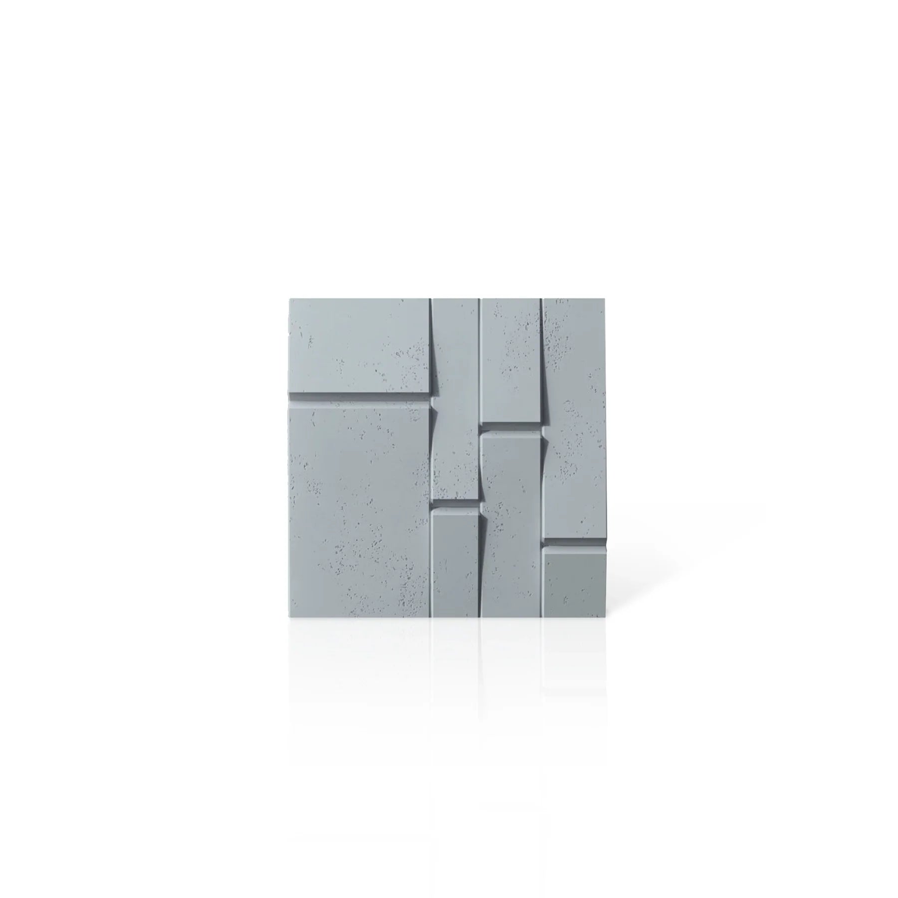 3D Concrete Wall Panels BREAK OUT colour swatch on white background DecorMania EU