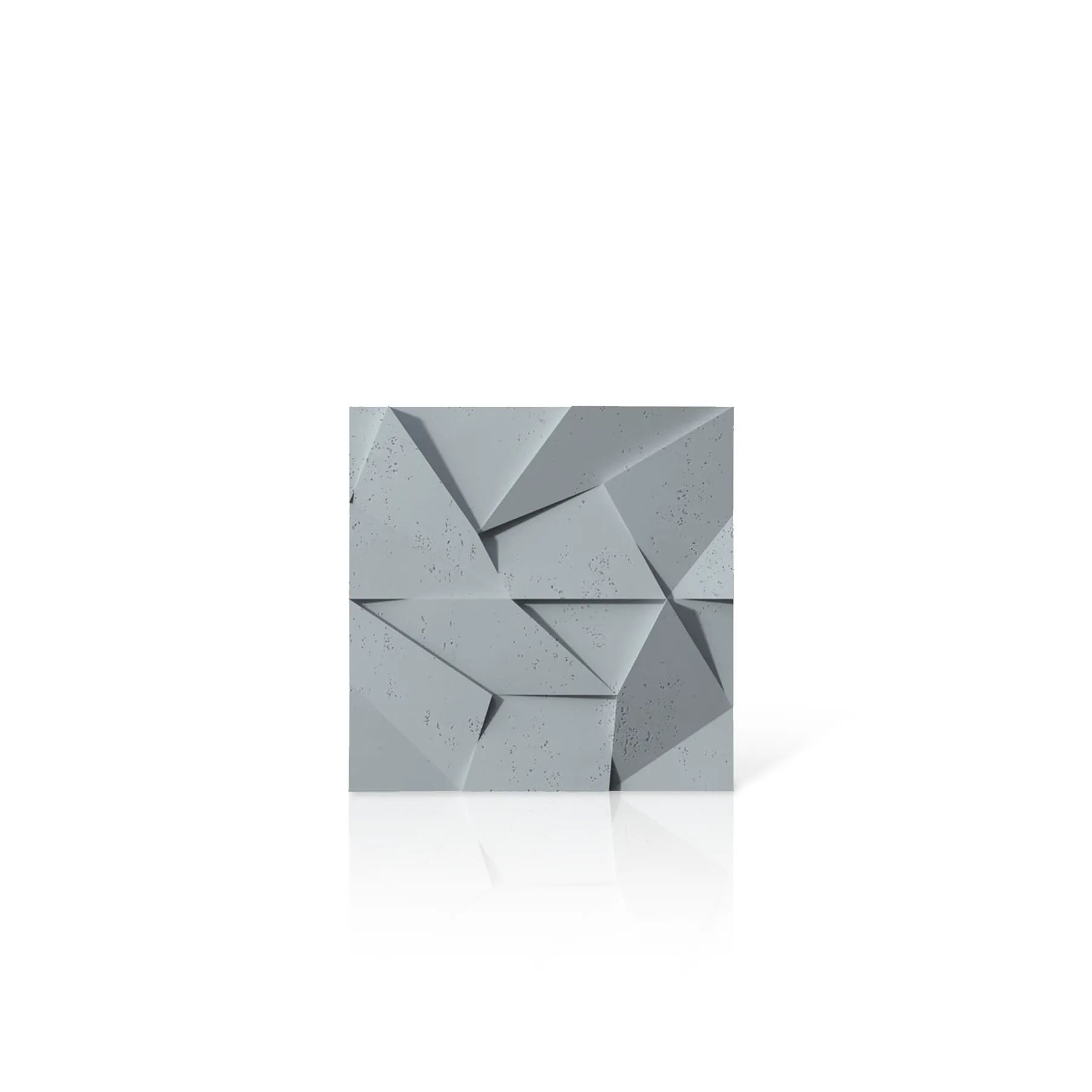 3D Concrete Wall Panels MULTICRYSTAL colour swatch on white background DecorMania EU