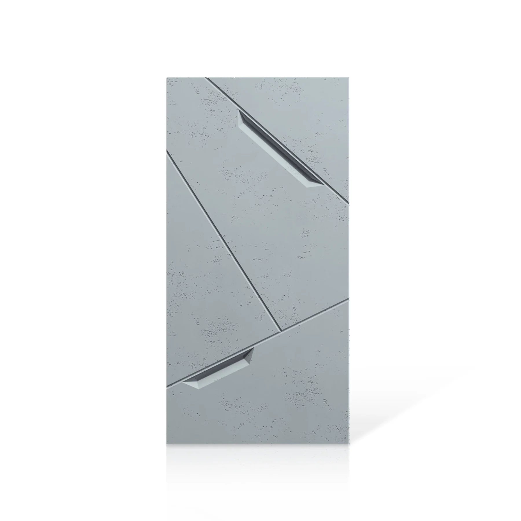 3D Concrete Wall Panels STOWAWAY colour swatch on white background DecorMania EU