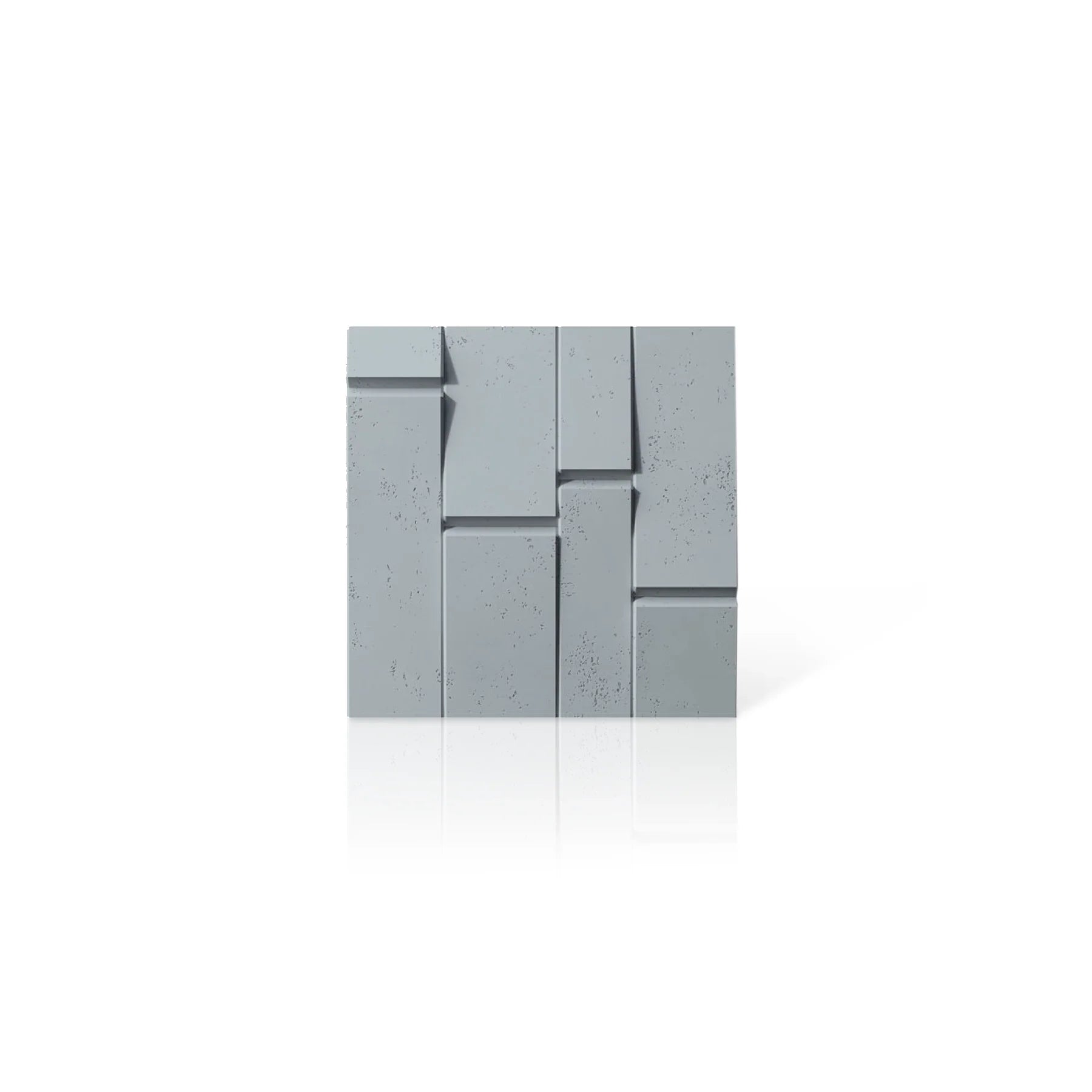 3D Concrete Wall Panels BREAK OUT colour swatch on white background DecorMania EU