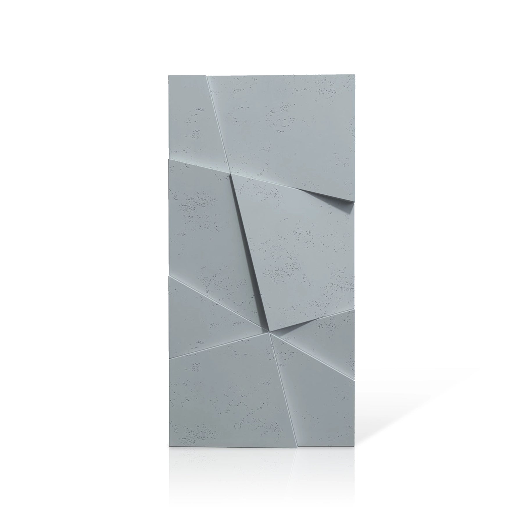 3D Concrete Wall Panels CRYSTAL colour swatch on white background DecorMania.eu