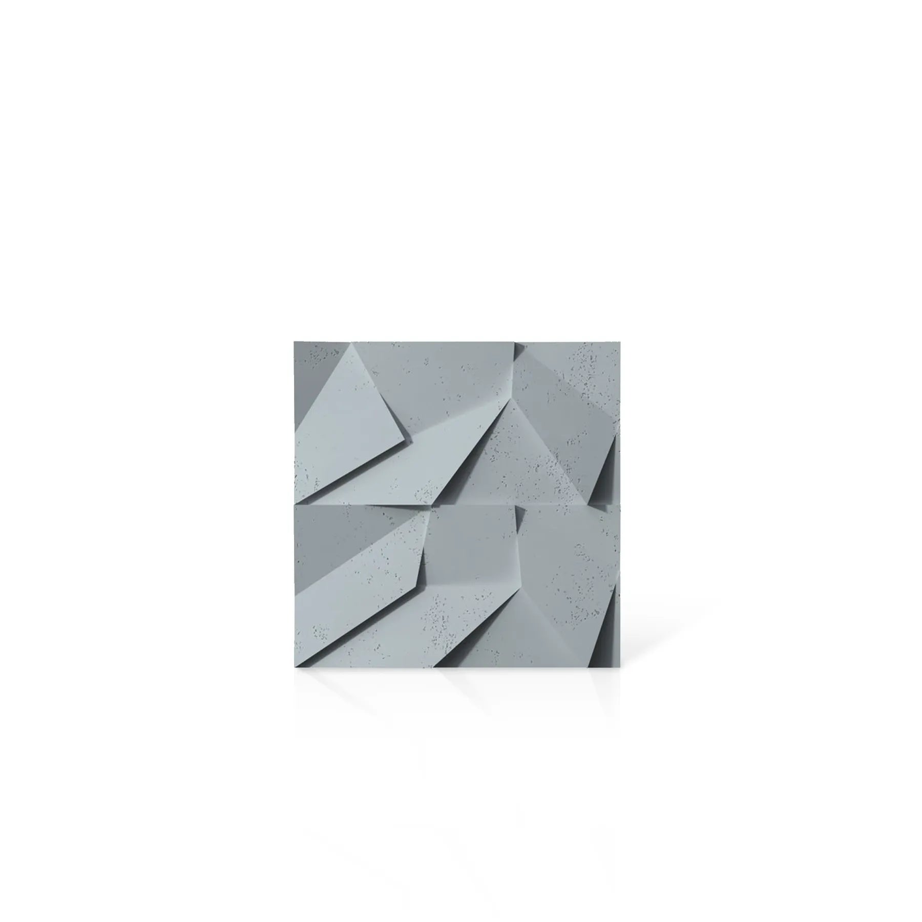 3D Concrete Wall Panels MULTICRYSTAL colour swatch on white background DecorMania EU