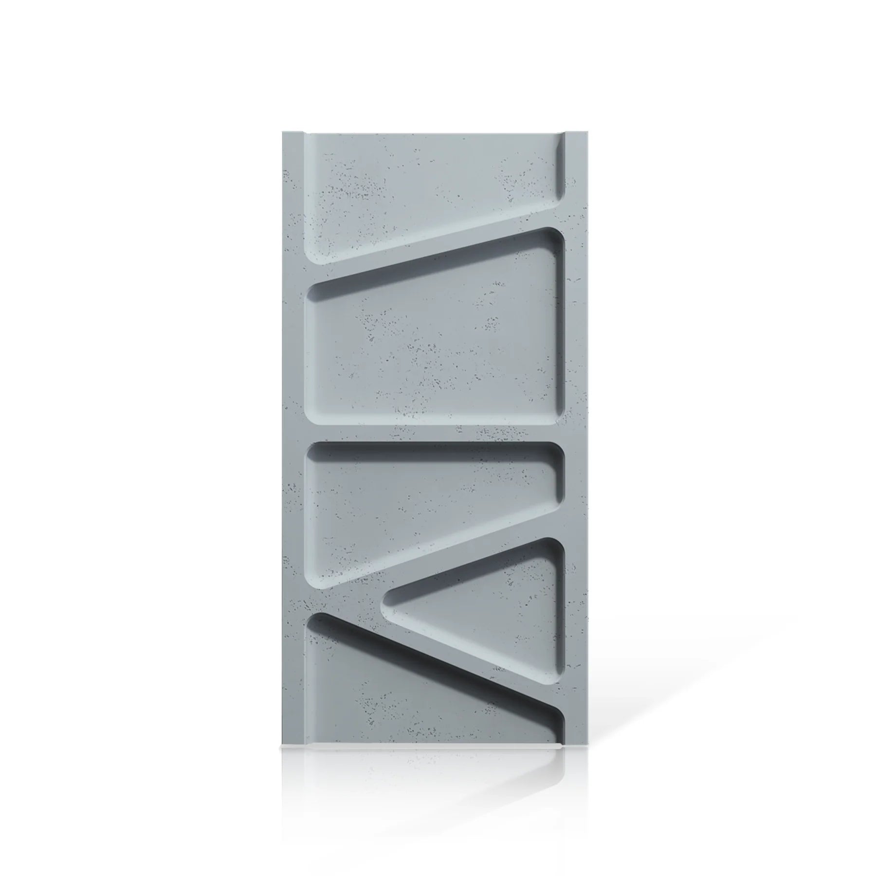 3D Concrete Wall Panels PARALELL colour swatch on white background DecorMania EU