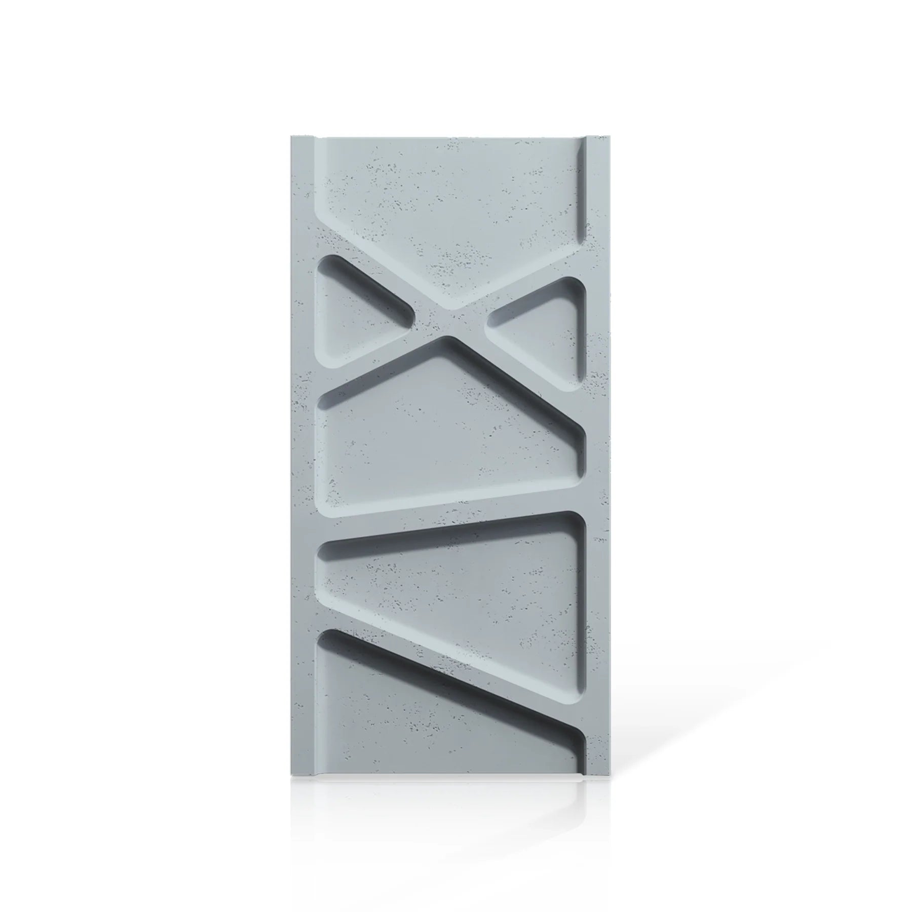 3D Concrete Wall Panels PARALELL colour swatch on white background DecorMania.eu