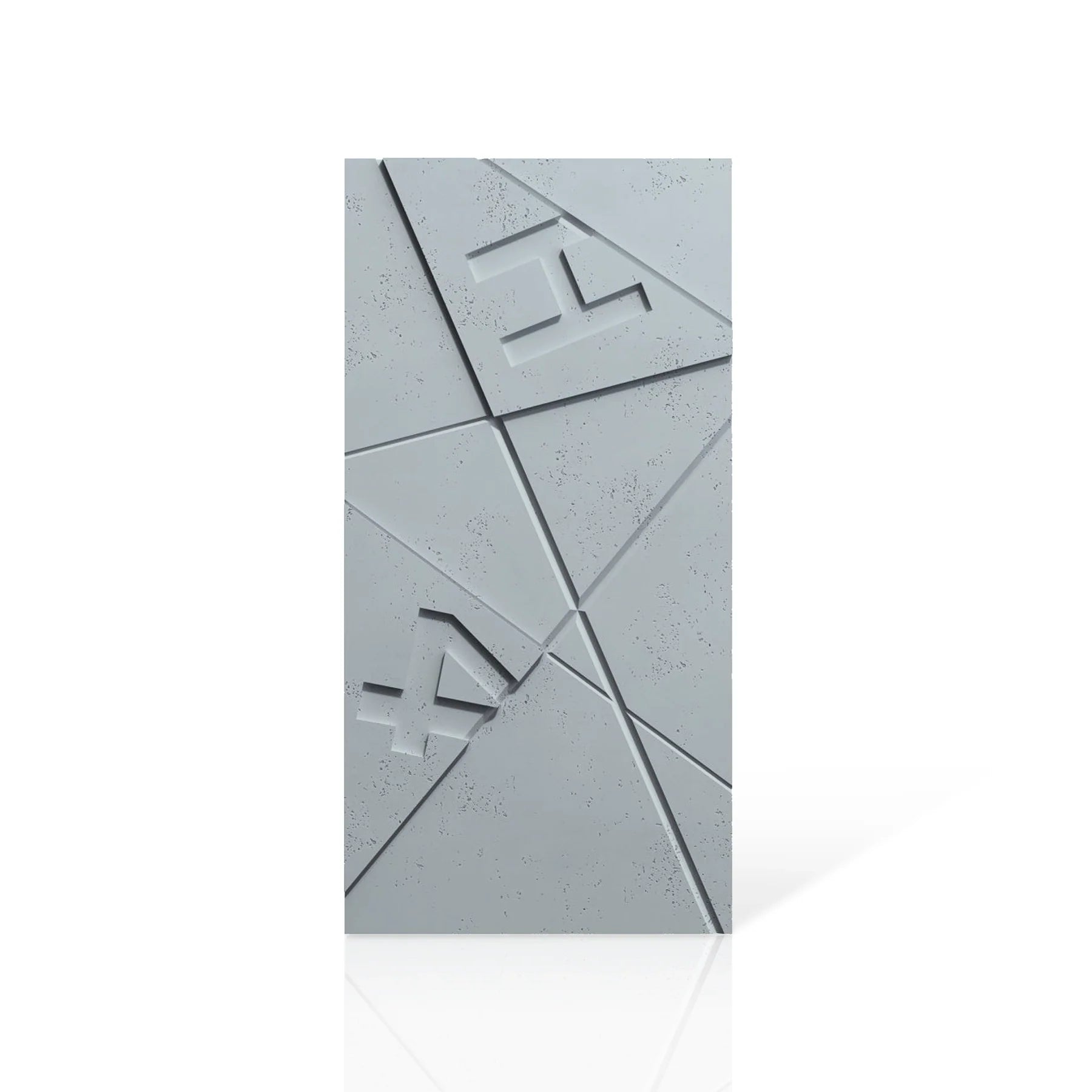 3D Concrete Wall Panels GRAPHICS MODELS C&D colour swatch on white background DecorMania EU