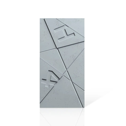 3D Concrete Wall Panels GRAPHICS MODELS C&D colour swatch on white background DecorMania EU