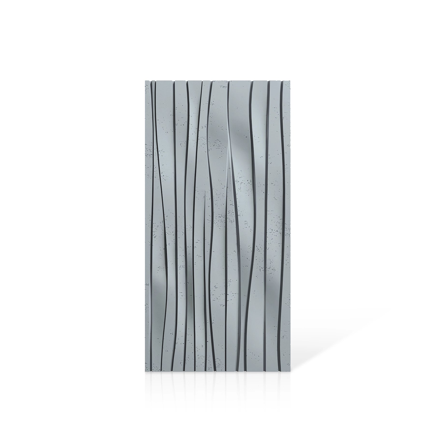 3D Concrete Wall Panels WAVES colour swatch on white background DecorMania.eu