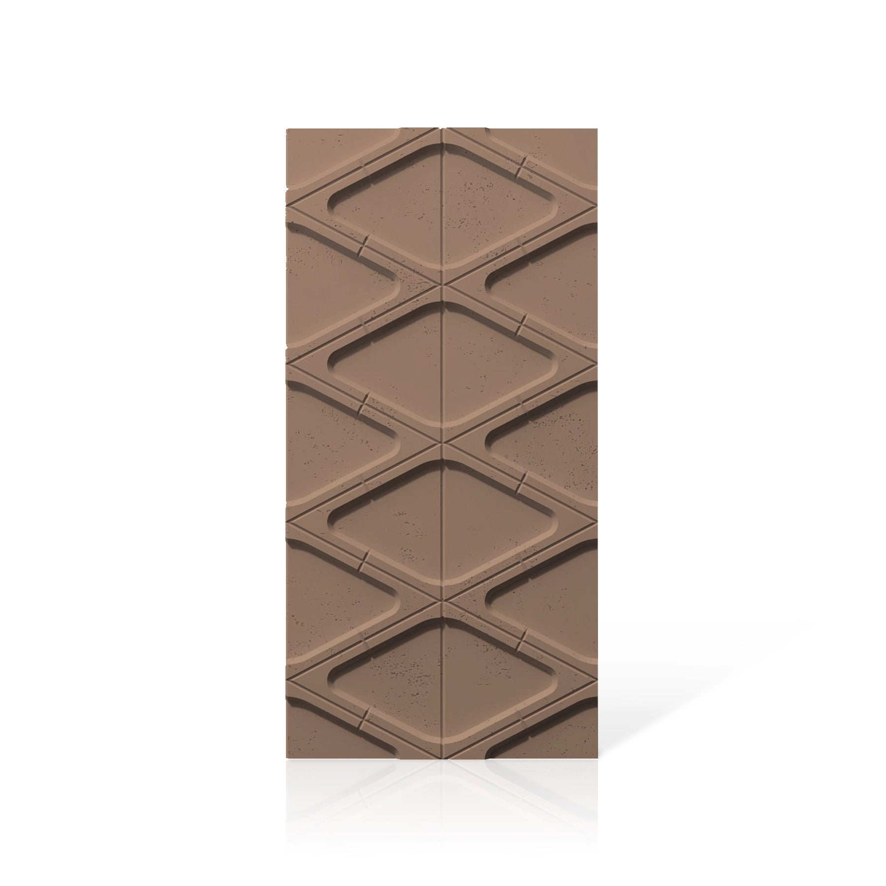 3D Concrete Wall Panels DIAMONDS colour swatch on white background DecorMania.eu