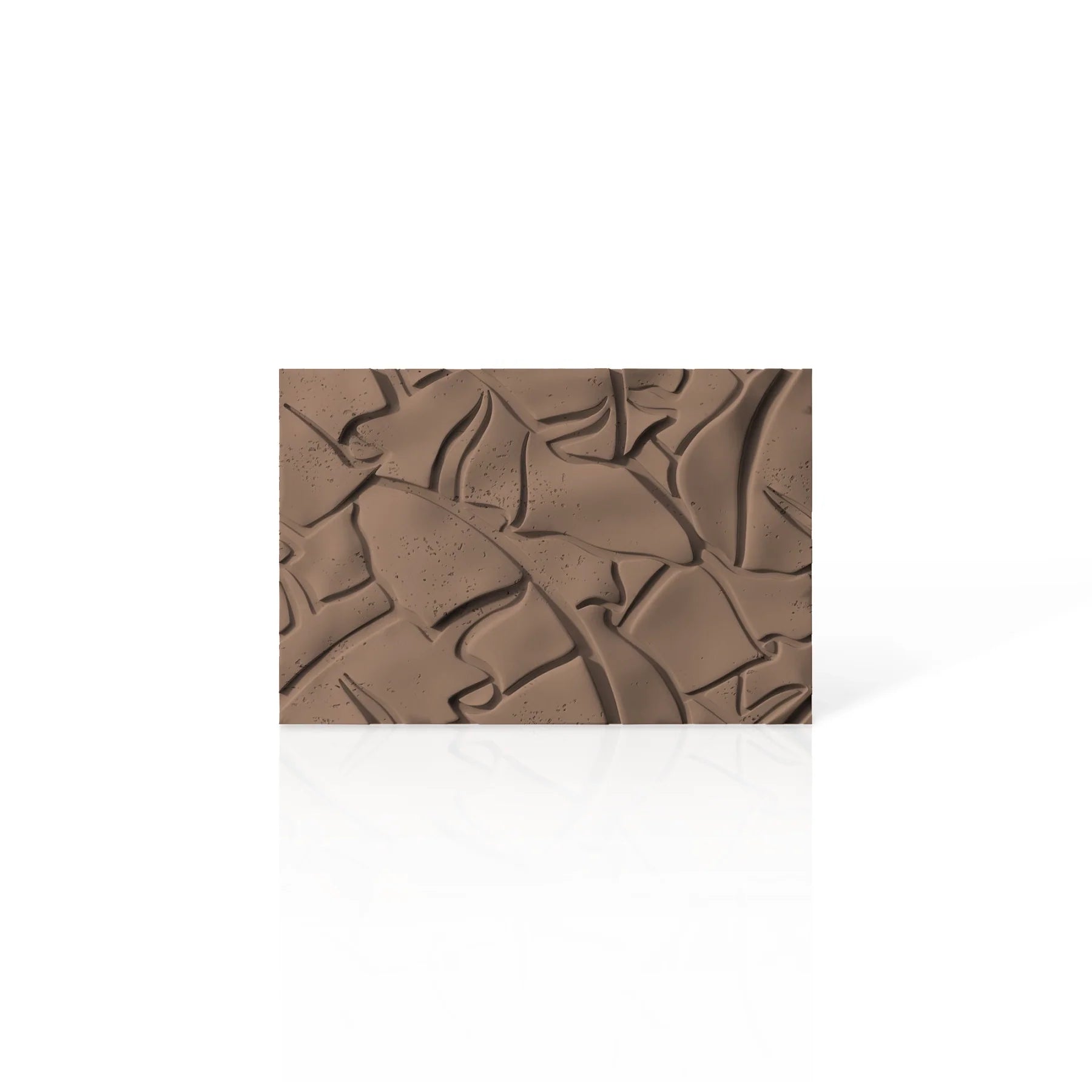 3D Concrete Wall Panels LEAF colour swatch on white background DecorMania.eu