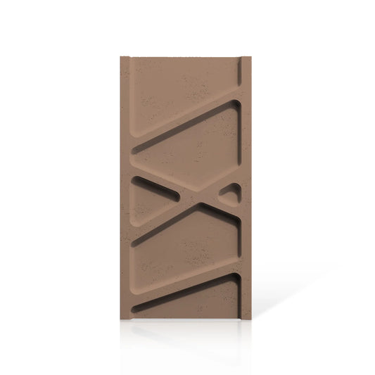 3D Concrete Wall Panels PARALELL colour swatch on white background DecorMania EU