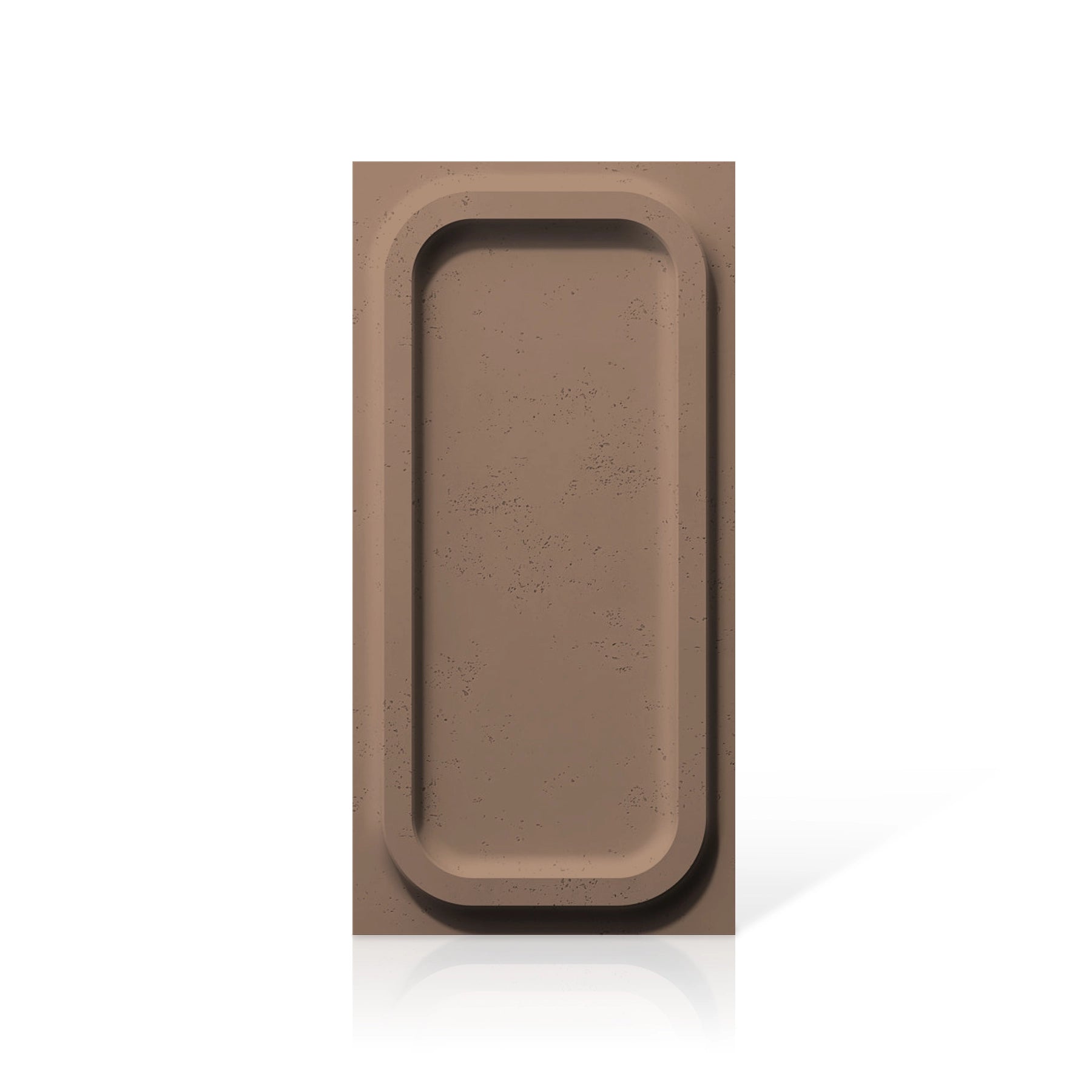 3D Concrete Wall Panels PORTHOLE colour swatch on white background DecorMania.eu