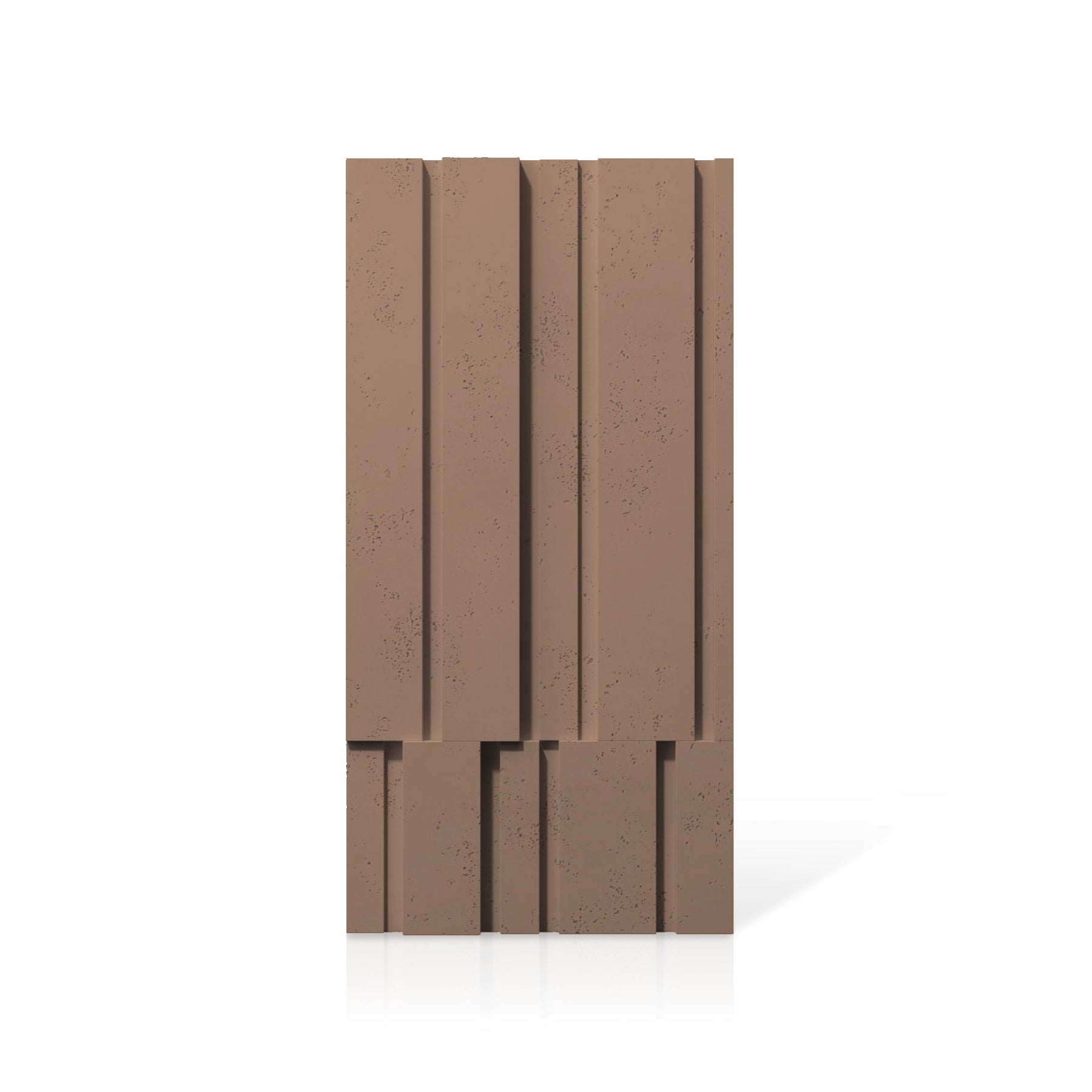 3D Concrete Wall Panels ROOFTOPS colour swatch on white background DecorMania.eu