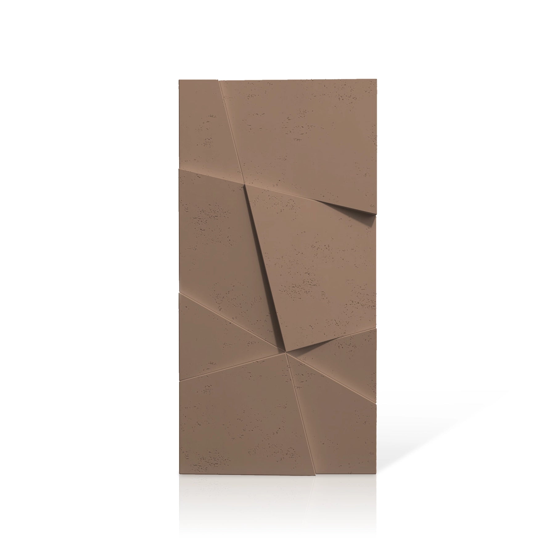 3D Concrete Wall Panels CRYSTAL colour swatch on white background DecorMania.eu