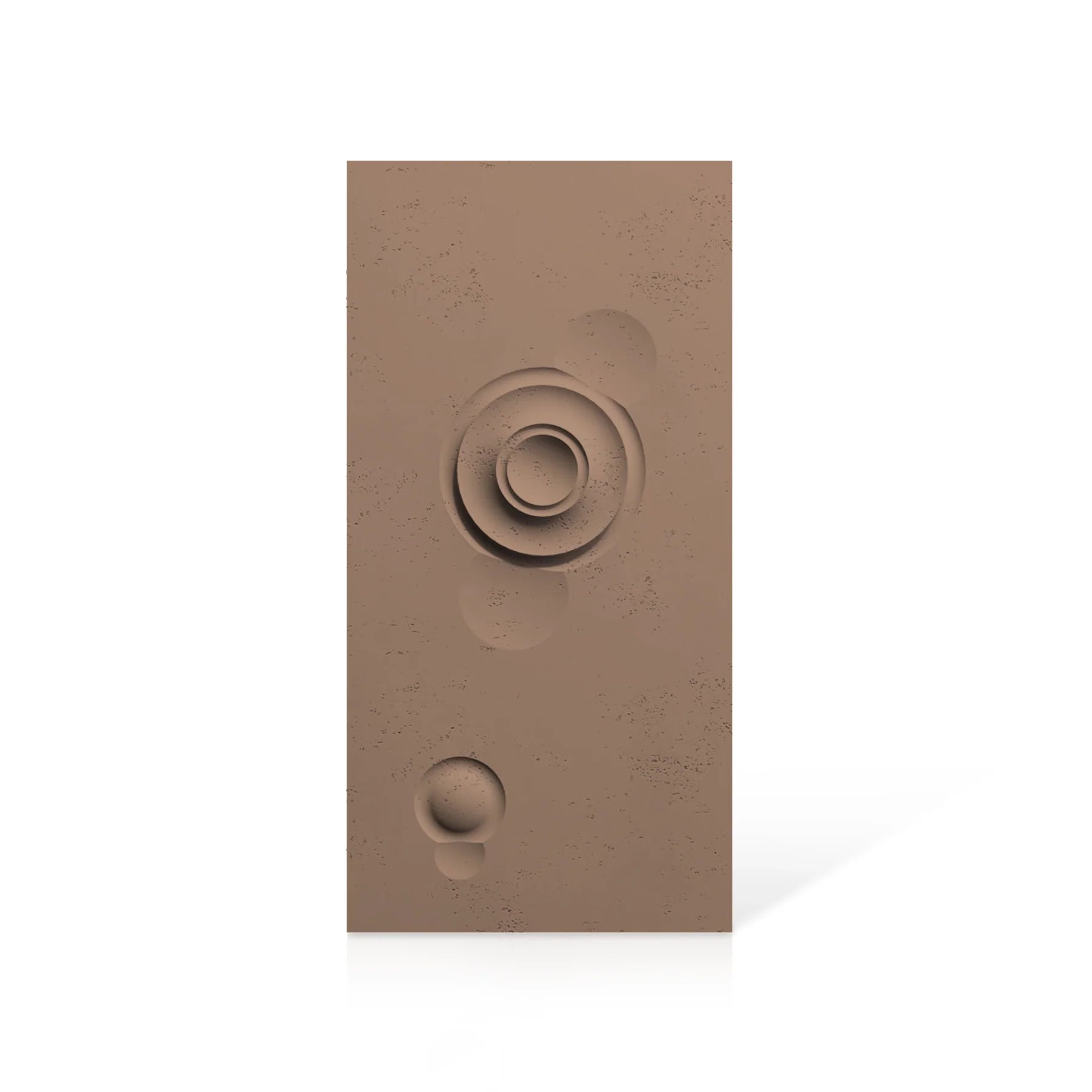 3D Concrete Wall Panels MOONS Models A&B colour swatch on white background DecorMania.eu