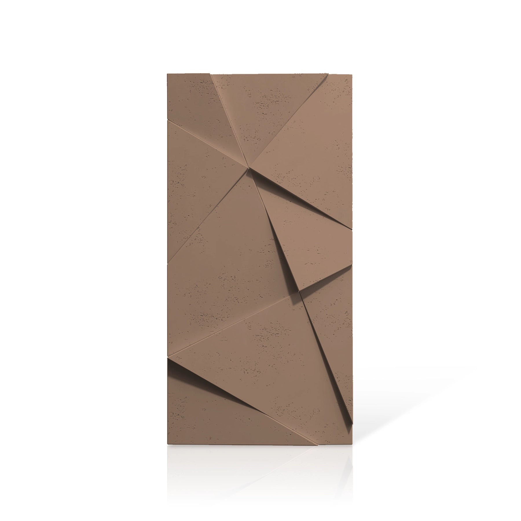 3D Concrete Wall Panels CRYSTAL colour swatch on white background DecorMania.eu