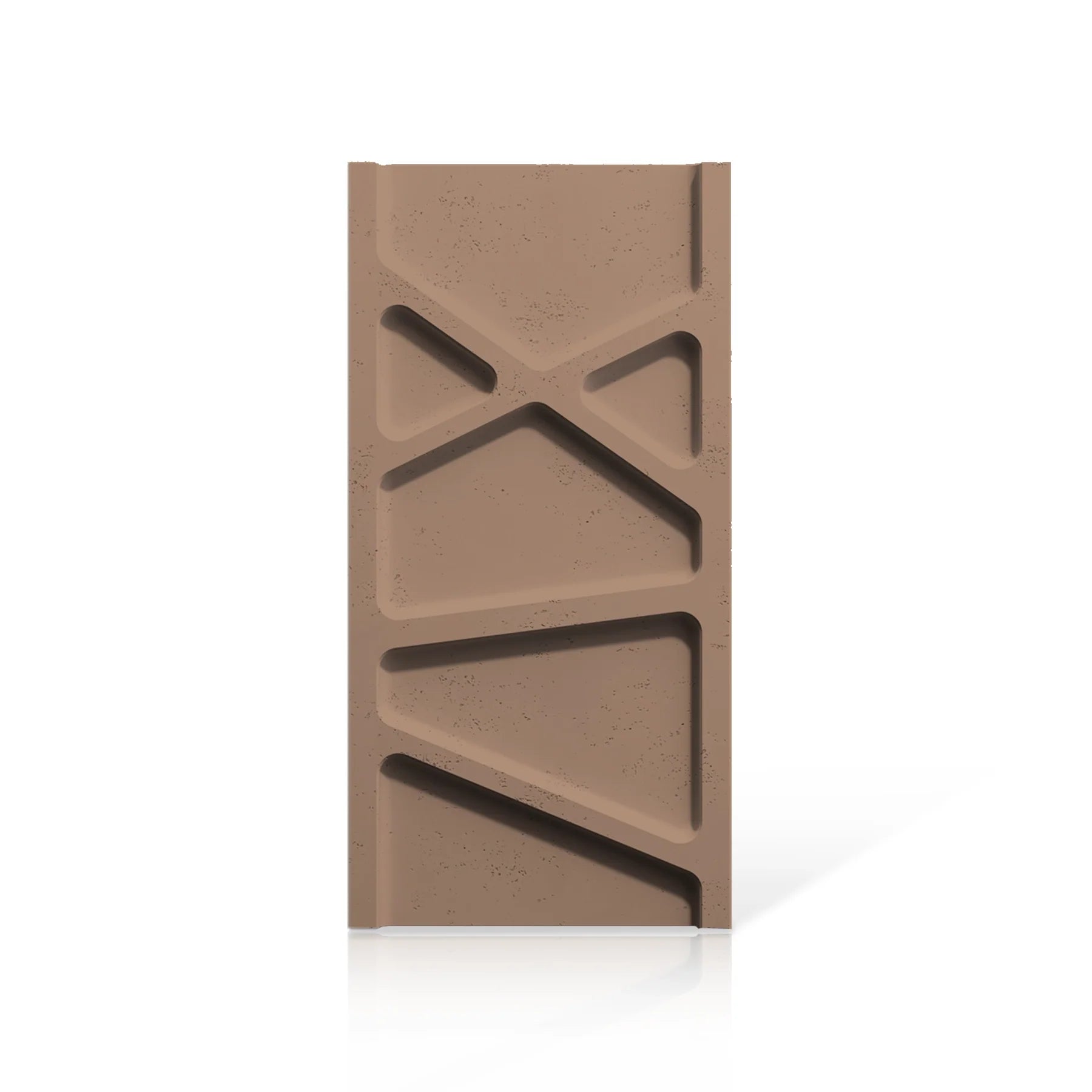 3D Concrete Wall Panels PARALELL colour swatch on white background DecorMania.eu