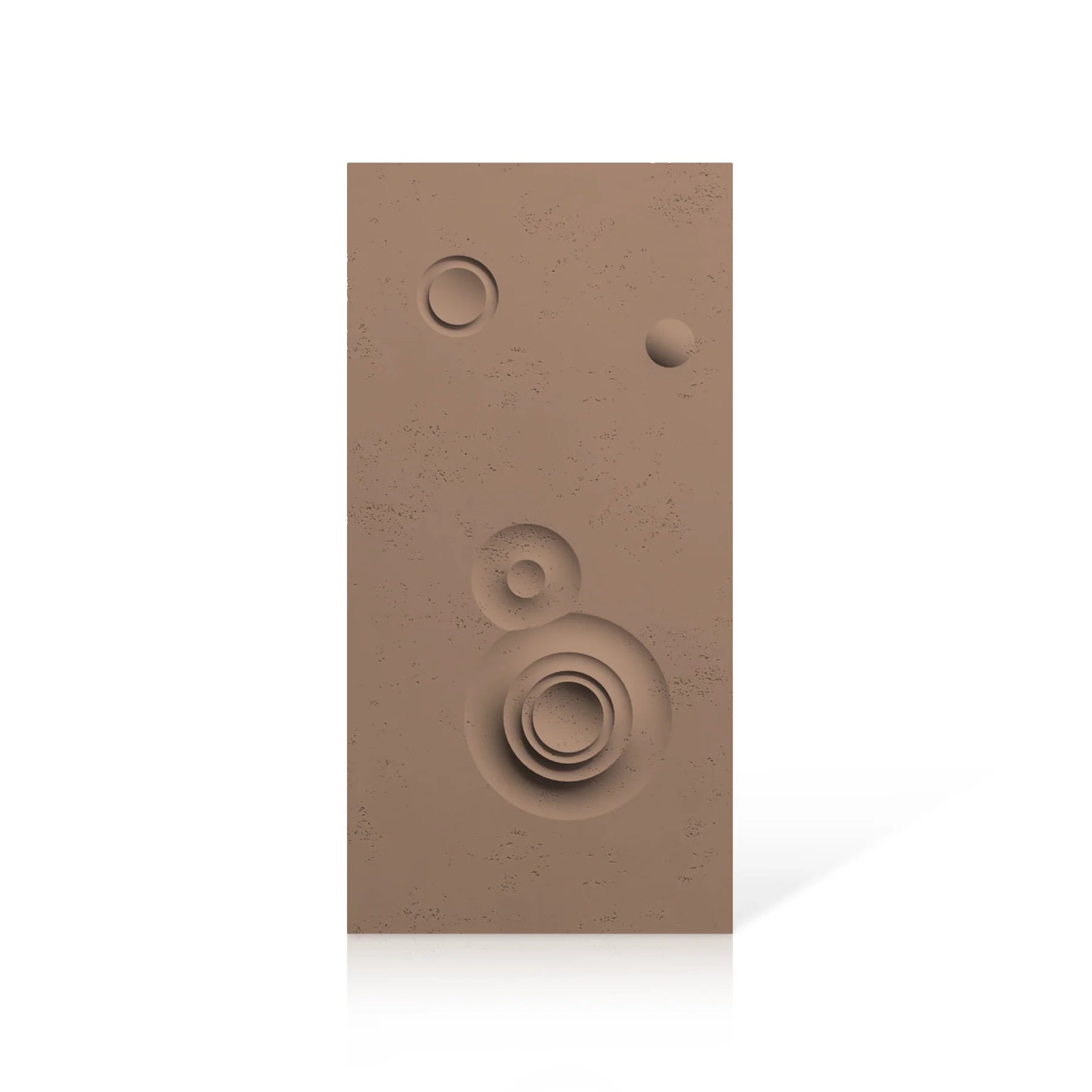 3D Concrete Wall Panels MOONS Models C&D colour swatch on white background DecorMania.eu