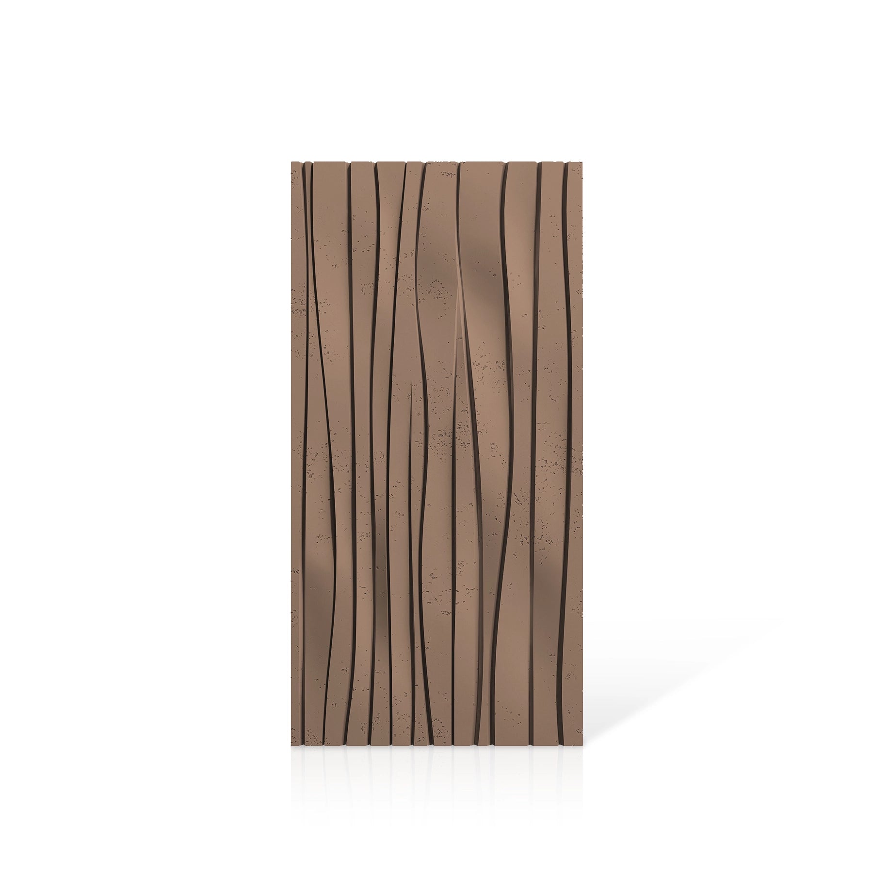 3D Concrete Wall Panels WAVES colour swatch on white background DecorMania.eu