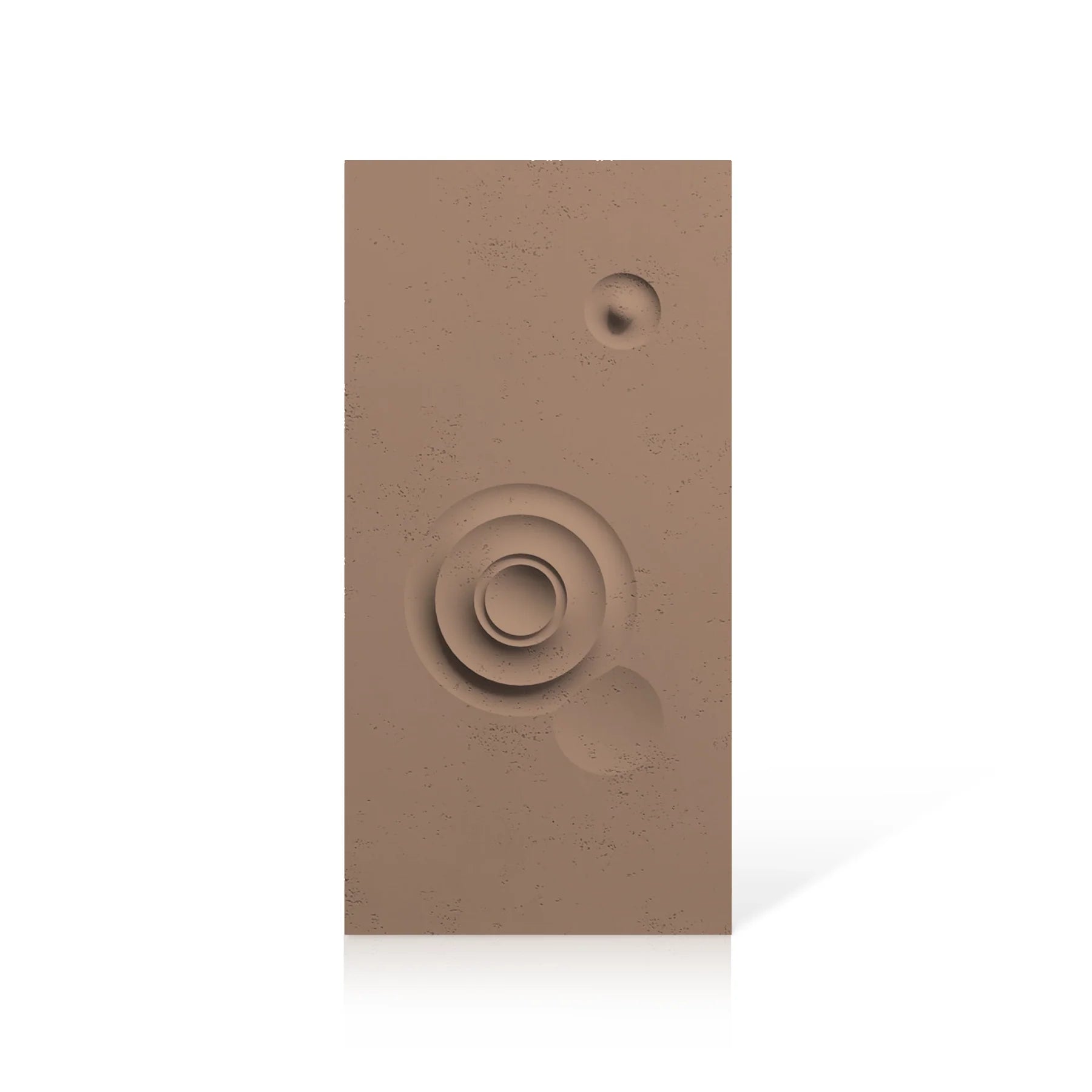 3D Concrete Wall Panels MOONS Models C&D colour swatch on white background DecorMania.eu