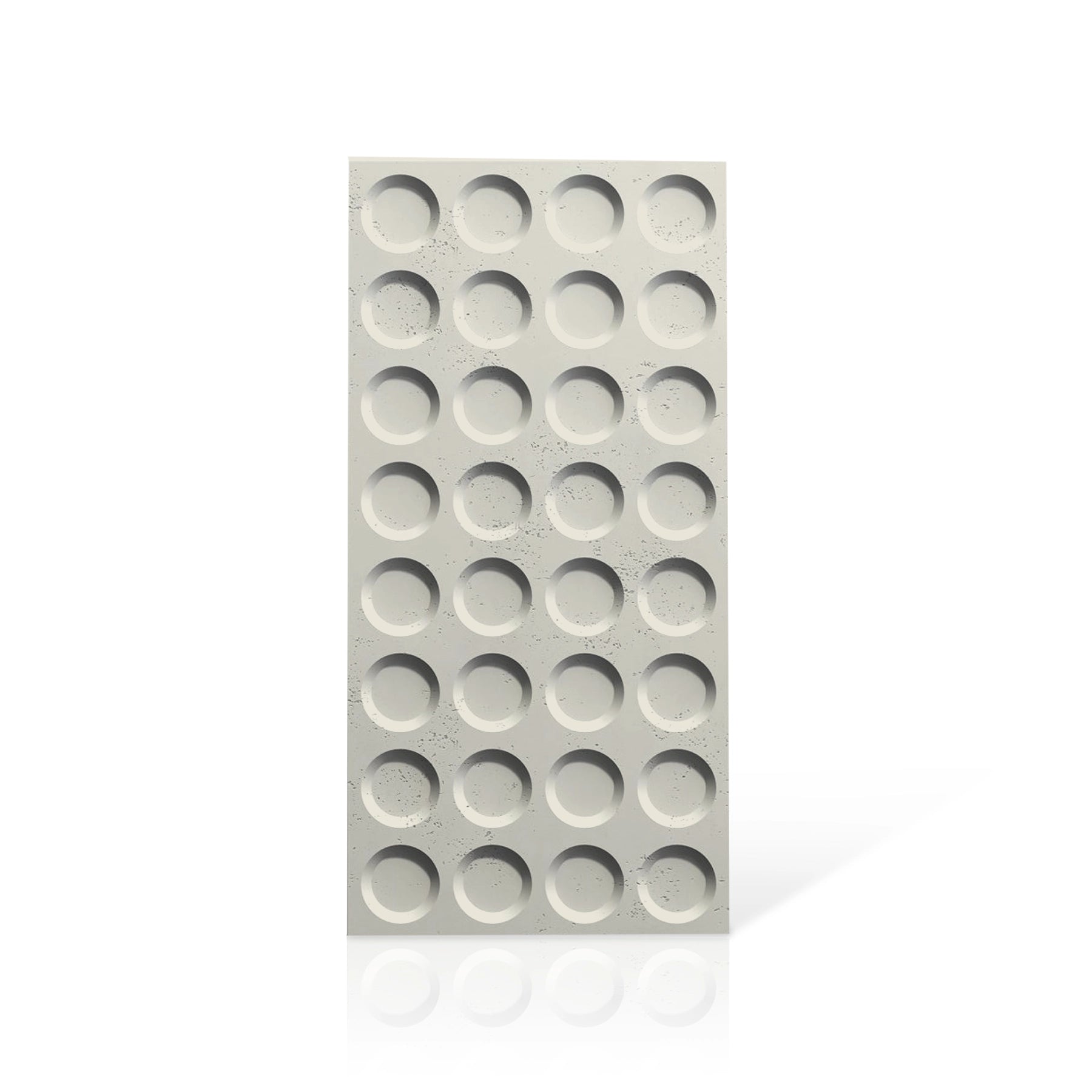 3D Concrete Wall Panels CONNECT colour swatch on white background DecorMania.eu