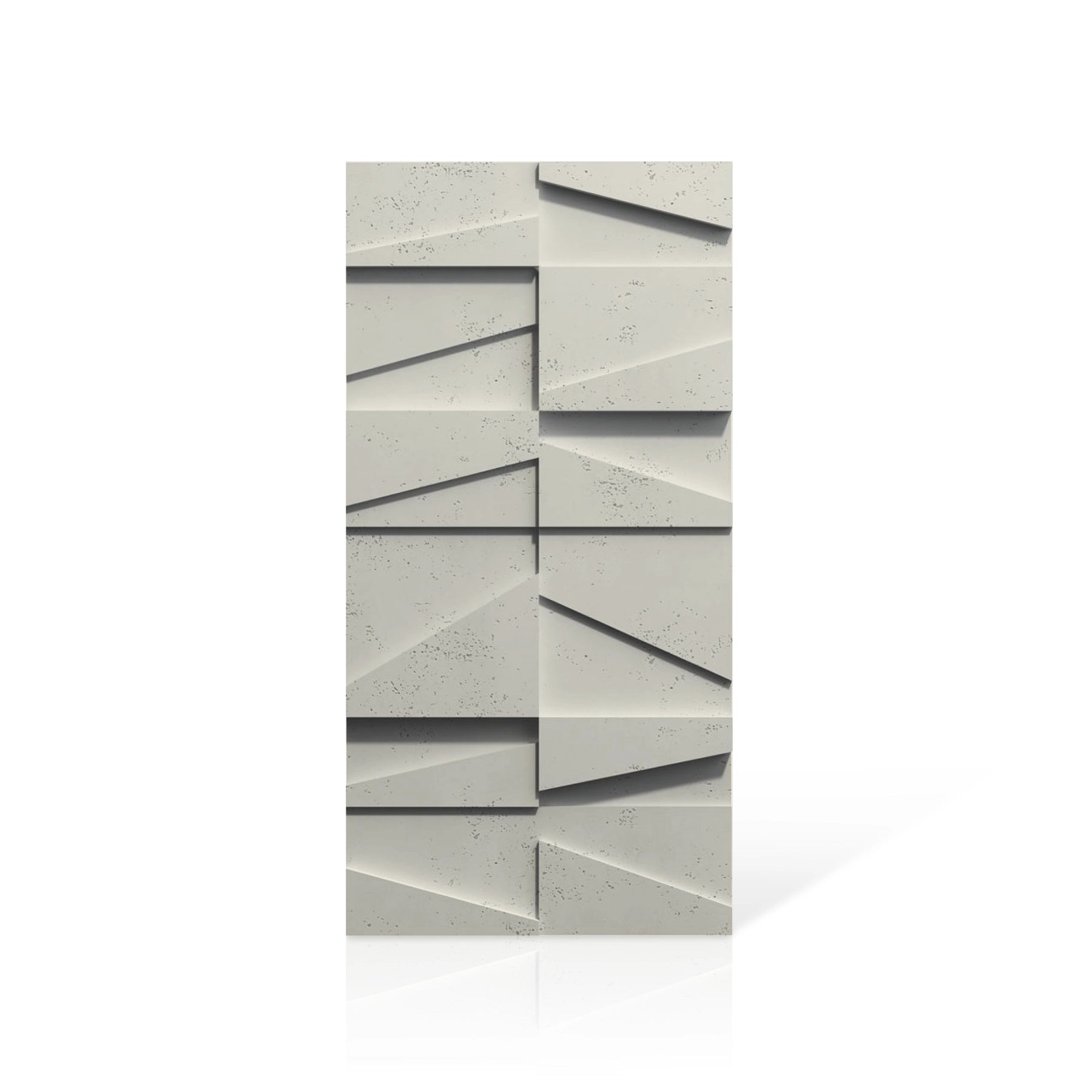 3D Concrete Wall Panels MULTI BOOKCASE colour swatch on white background DecorMania.eu