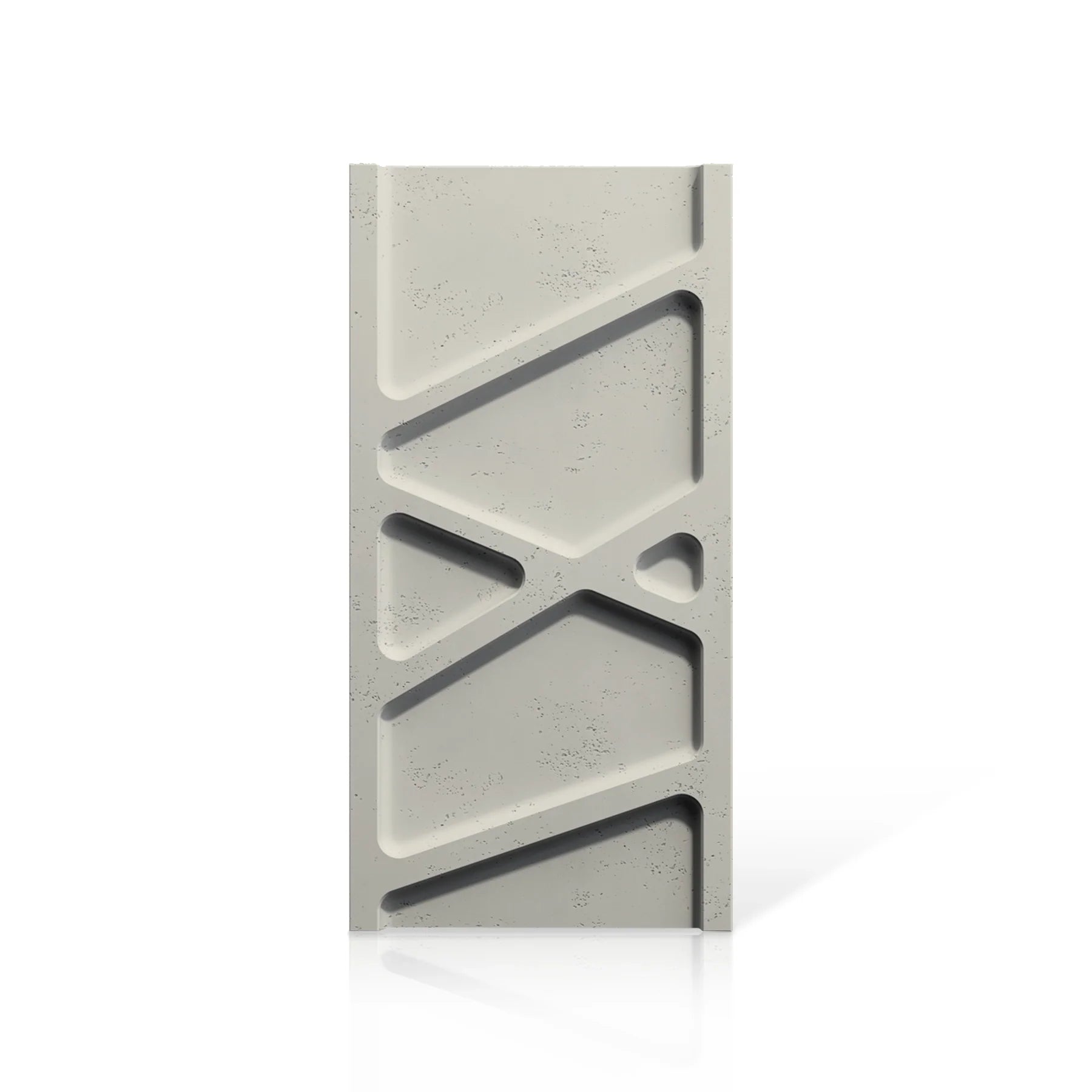 3D Concrete Wall Panels PARALELL colour swatch on white background DecorMania.eu