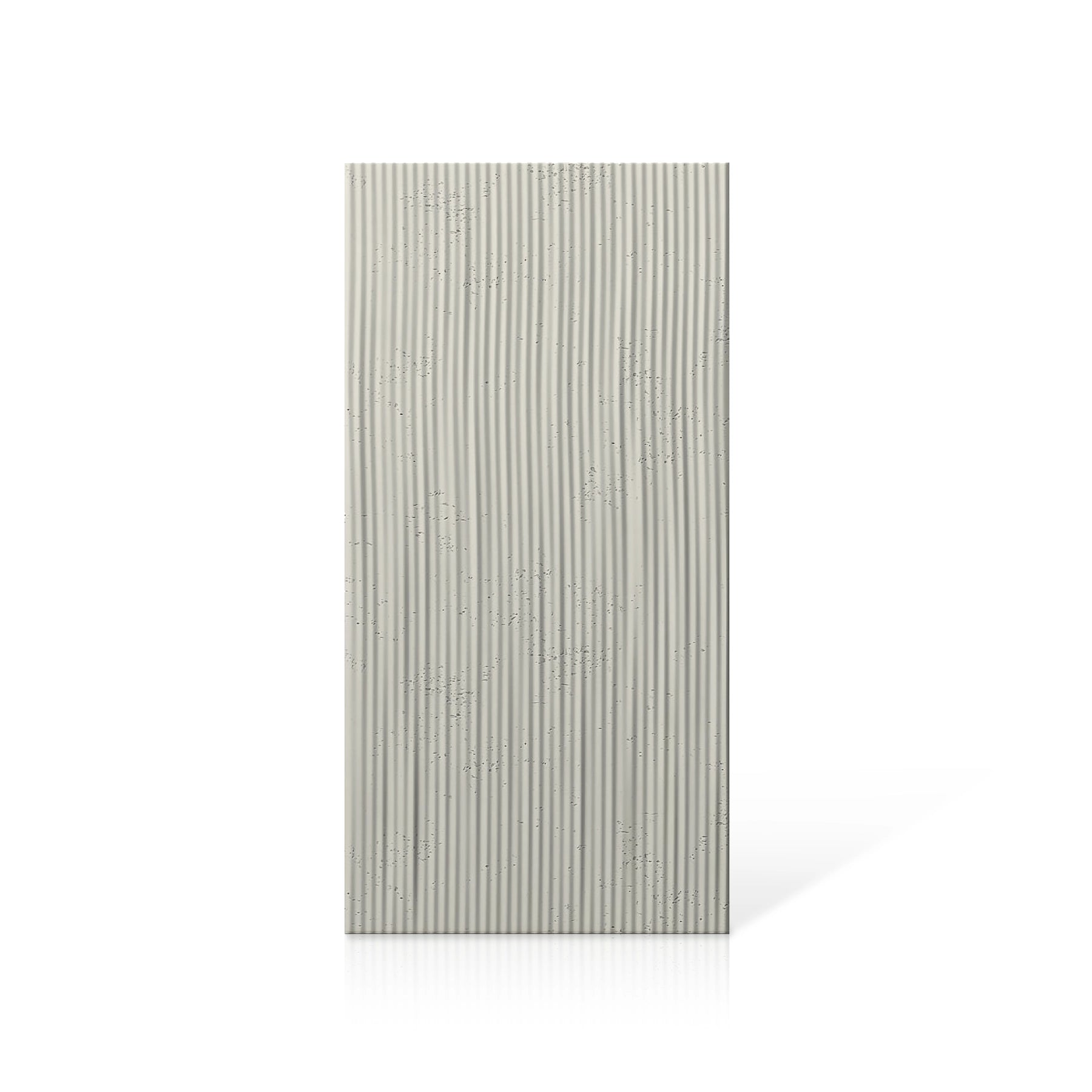 3D Concrete Wall Panels RIDGES colour swatch on white background DecorMania.eu