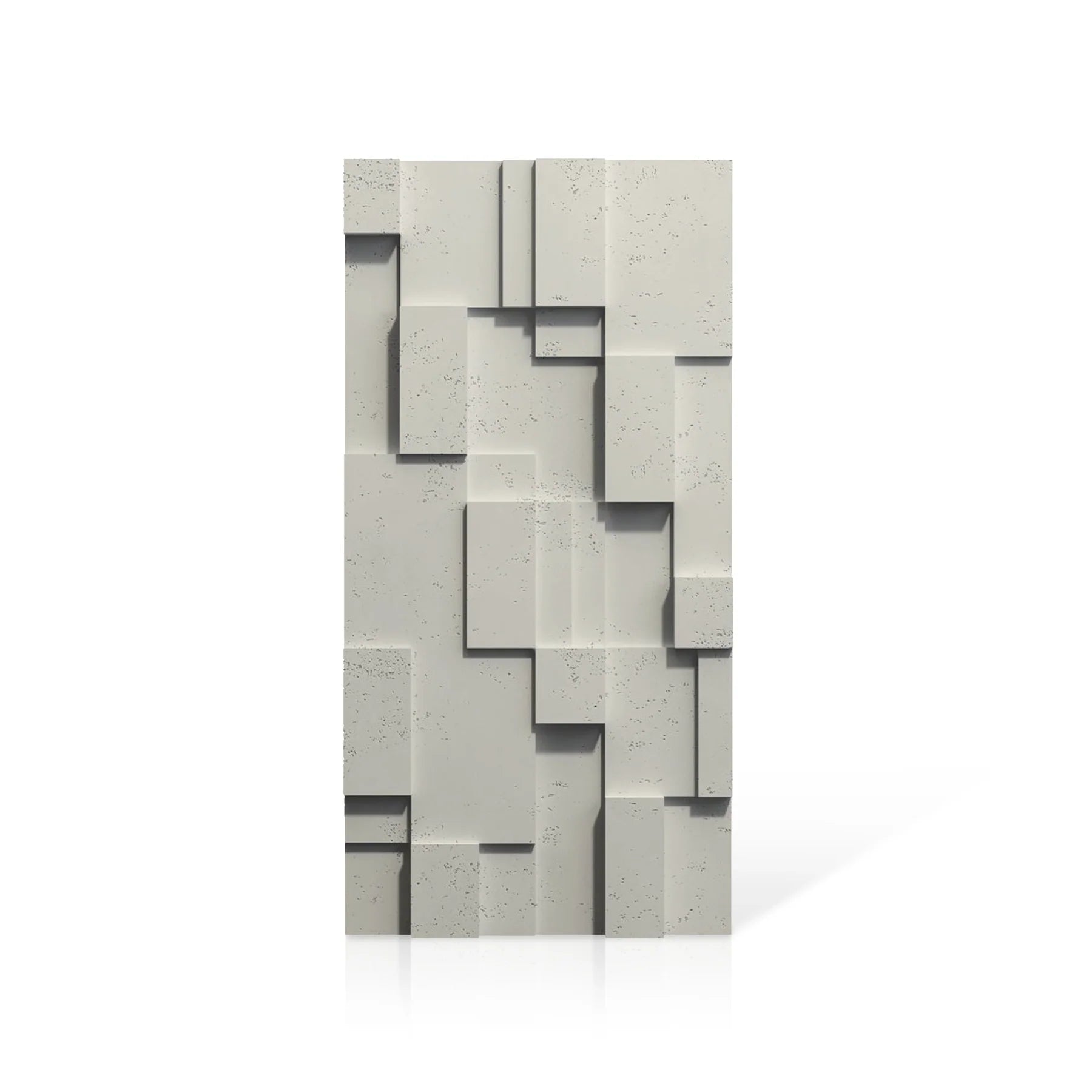 3D Concrete Wall Panels STAIRS colour swatch on white background DecorMania EU