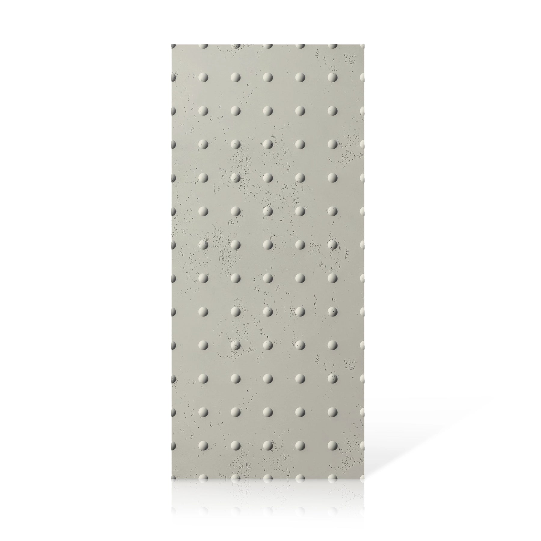 3D Concrete Wall Panels STEEL DOTS colour swatch on white background DecorMania.eu